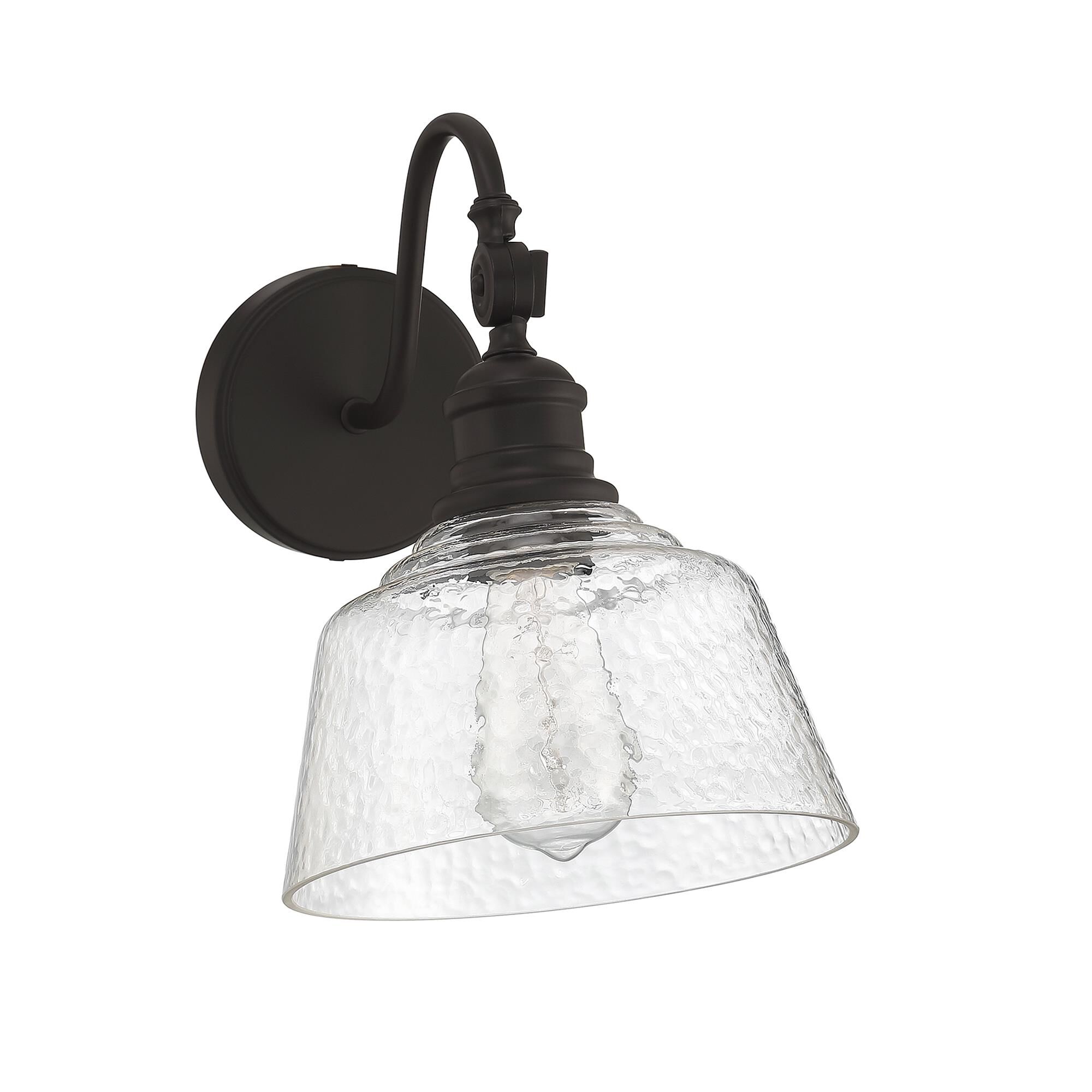 Shown in Oil Rubbed Bronze finish and Vintage glass