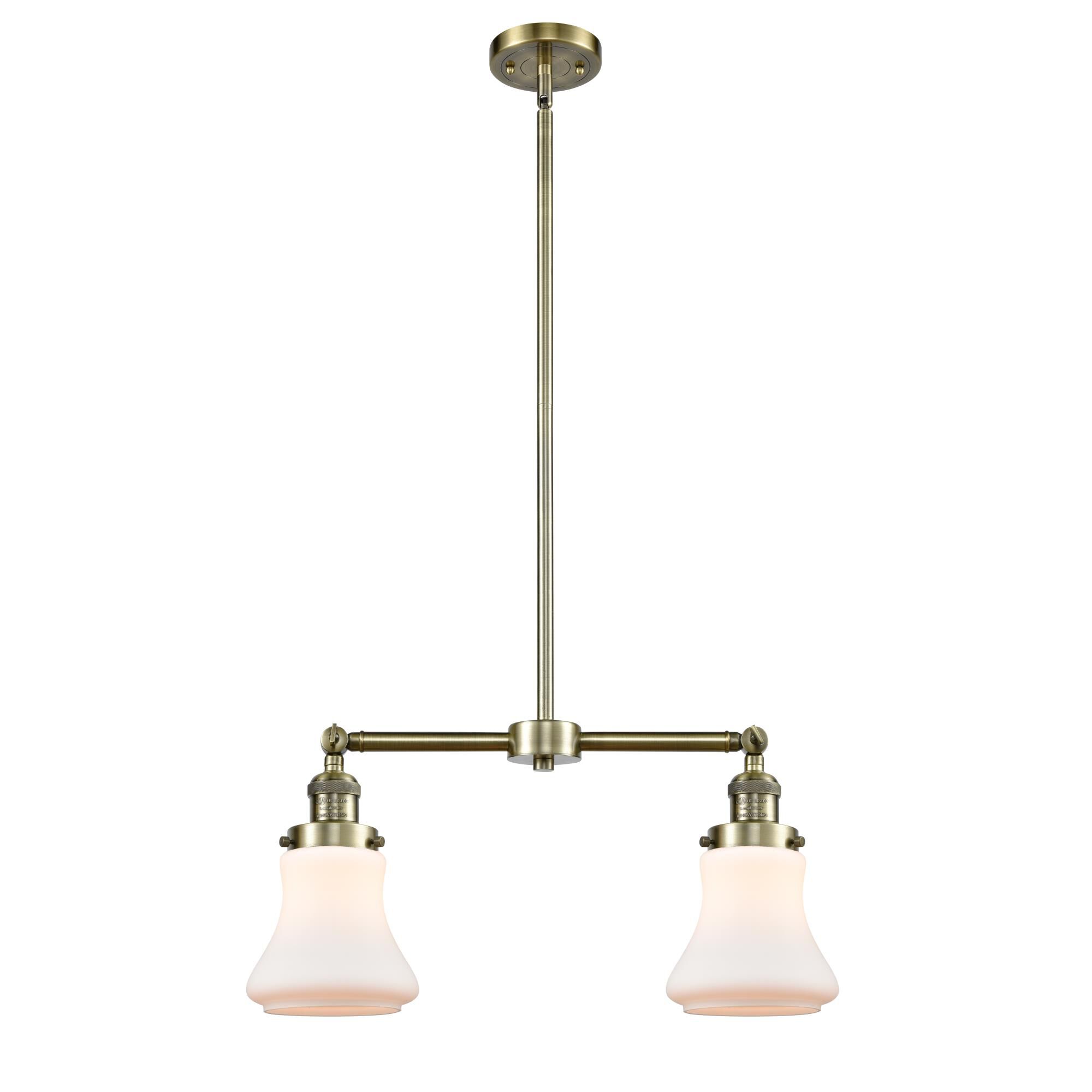 Shown in Antique Brass finish and Matte White - Hour glass
