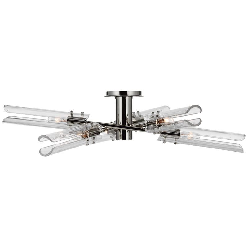 AERIN Casoria 28 Inch 6 Light LED Flush Mount by Visual Comfort Signature Collection