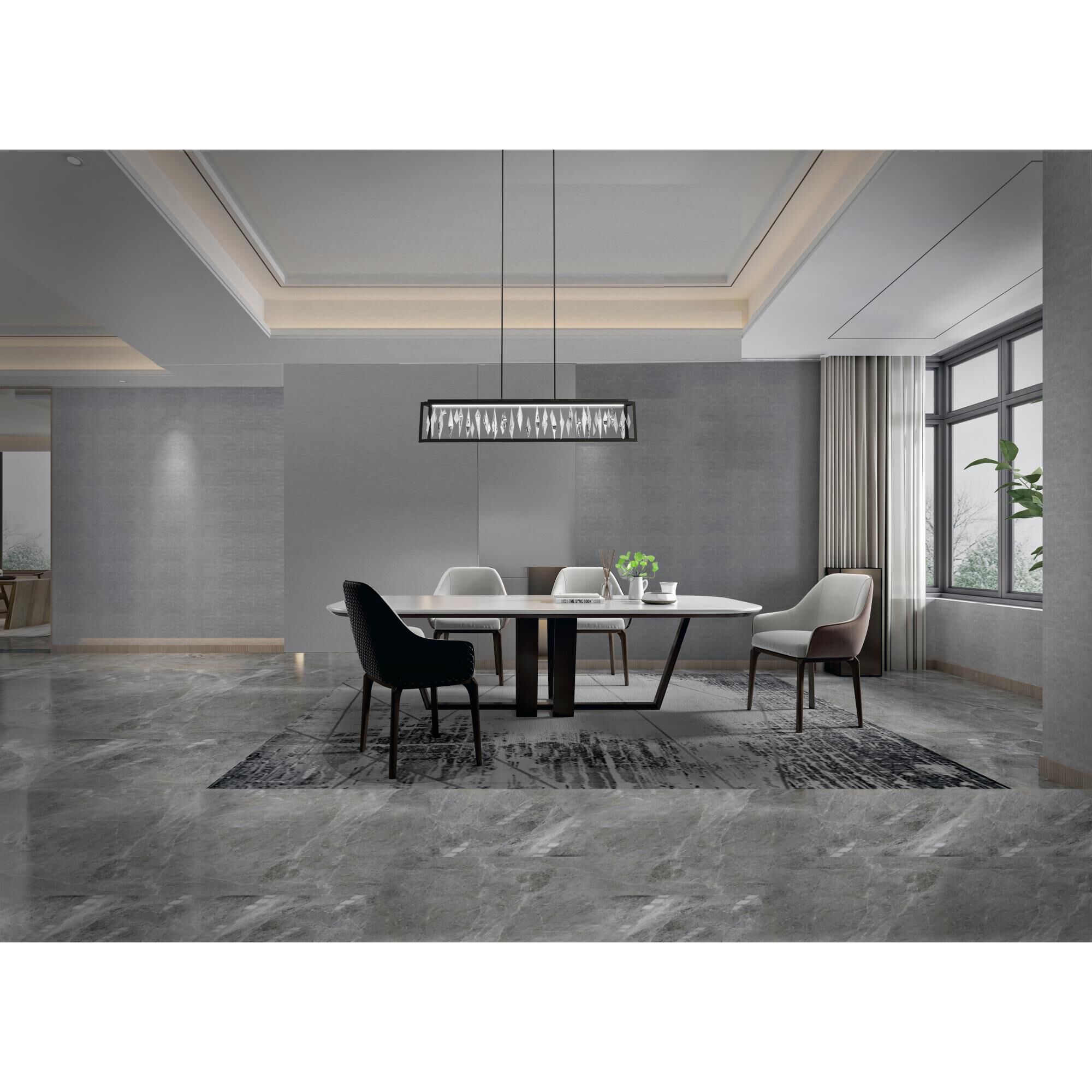Schonbek Beyond Mirage 54 Inch LED Linear Suspension Light