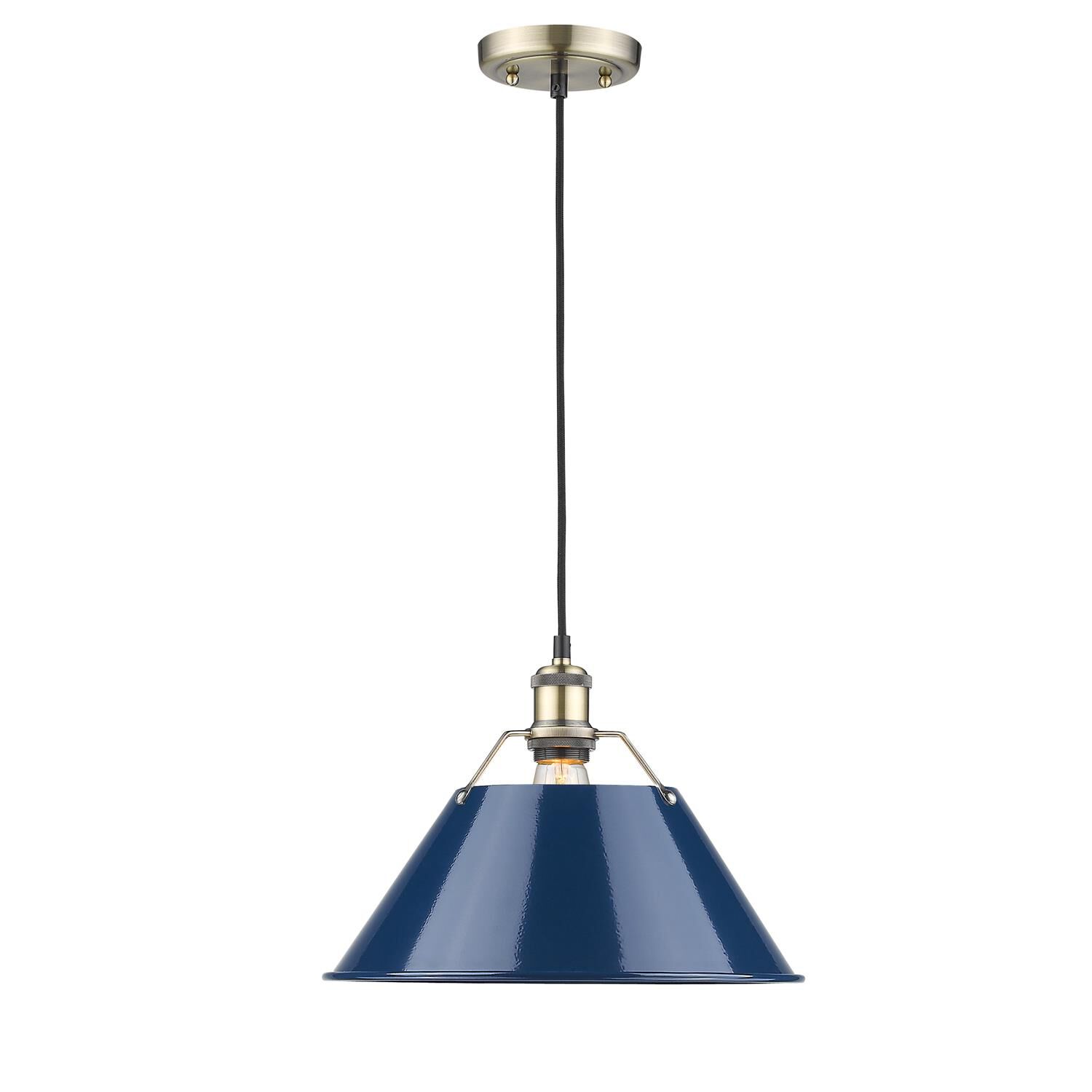 Orwell 14 Inch Large Pendant by Golden Lighting