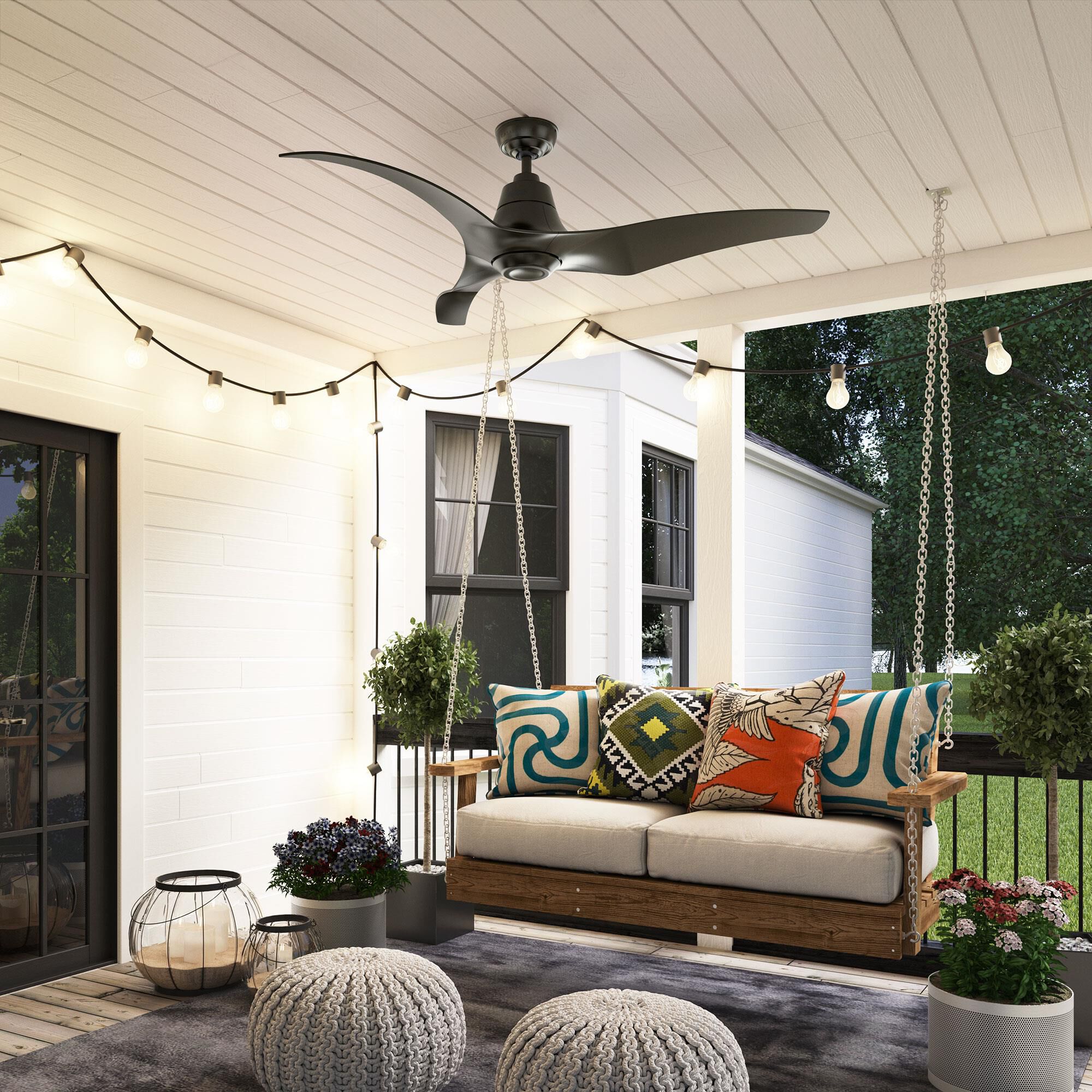 Stingray 60 Inch Ceiling Fan with Light Kit by Casablanca Fan Company