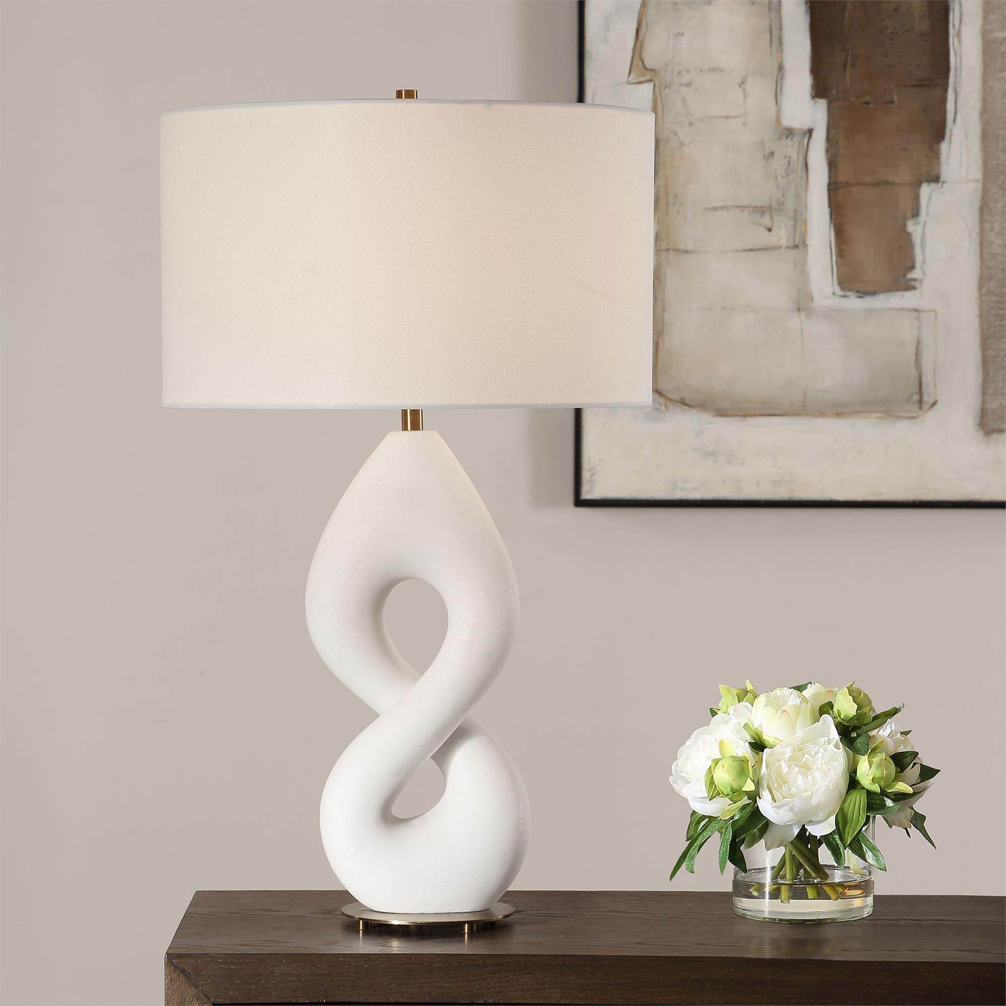 Shown in White finish