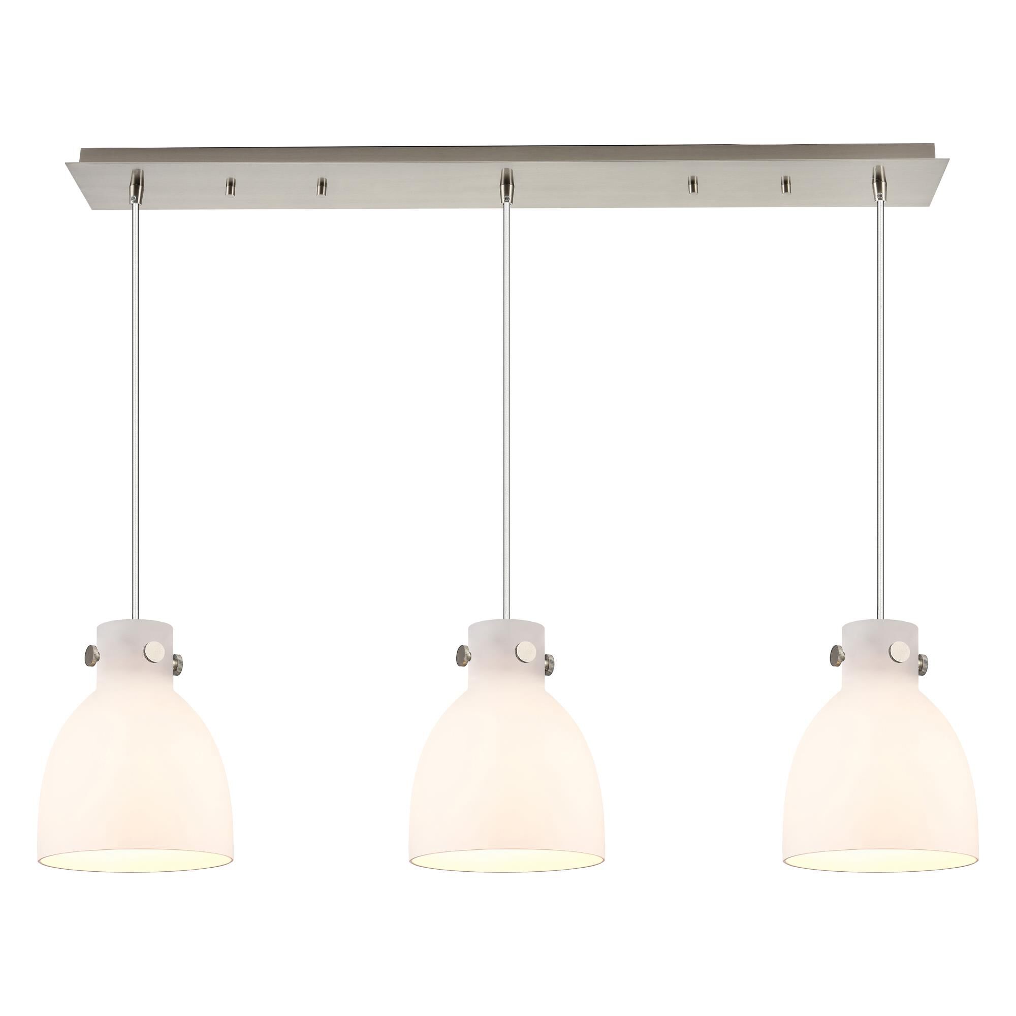 Bruno Marashlian Newton Bell 39 Inch 3 Light Linear Suspension Light by Innovations Lighting