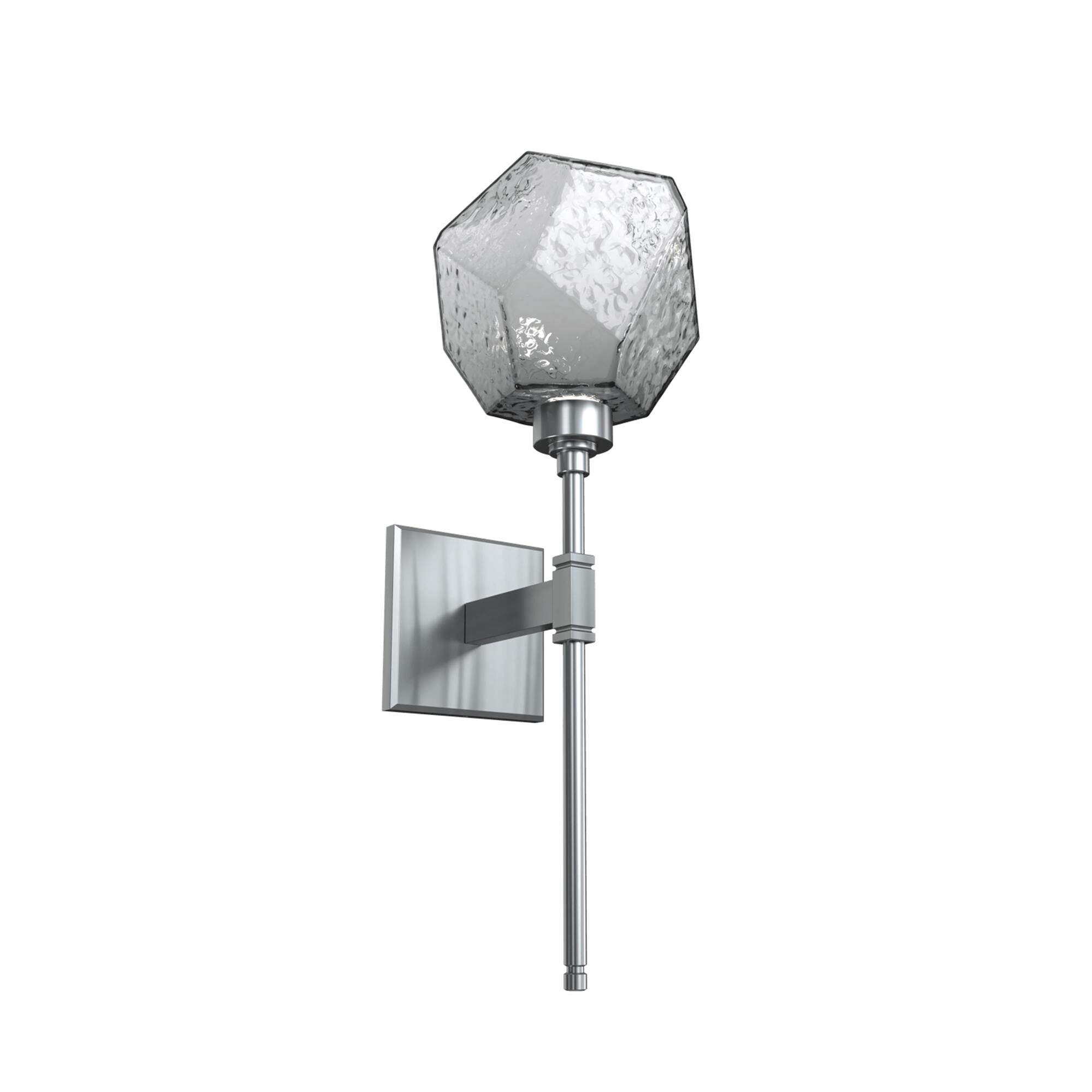Shown in Classic Silver finish and Smoke glass