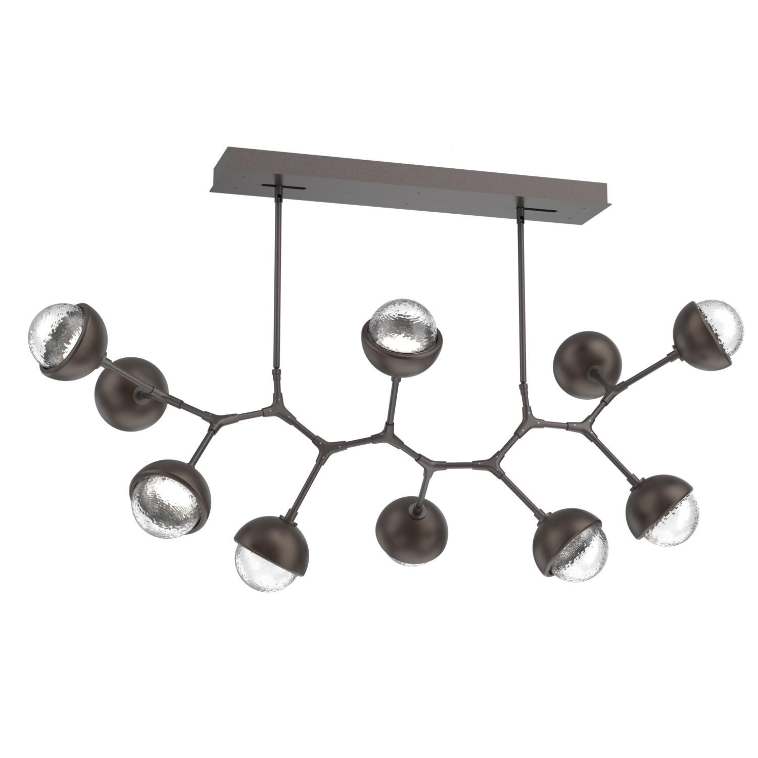 Levi Wilson Cabochon 56 Inch Linear Suspension Light by Hammerton Studio