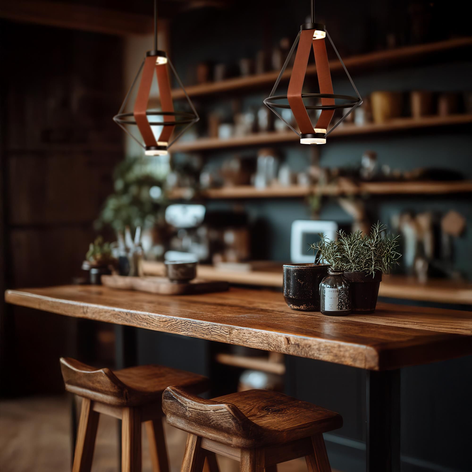 Aspen 17 Inch Large Pendant by Hubbardton Forge