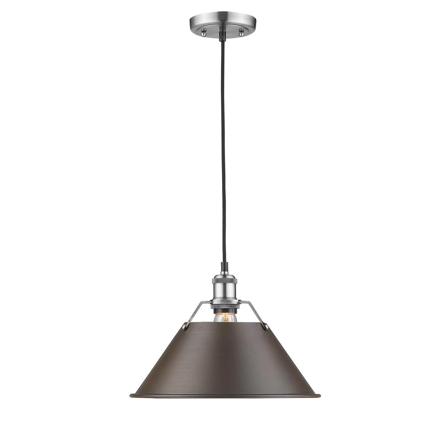 Orwell 14 Inch Large Pendant by Golden Lighting