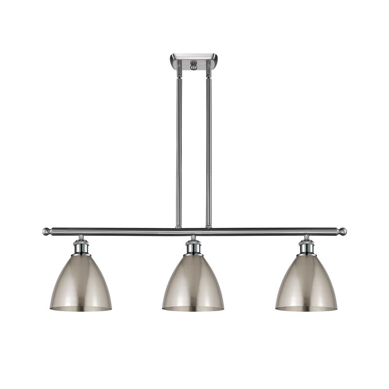 Bruno Marashlian Ballston Dome 36 Inch 3 Light Linear Suspension Light by Innovations Lighting