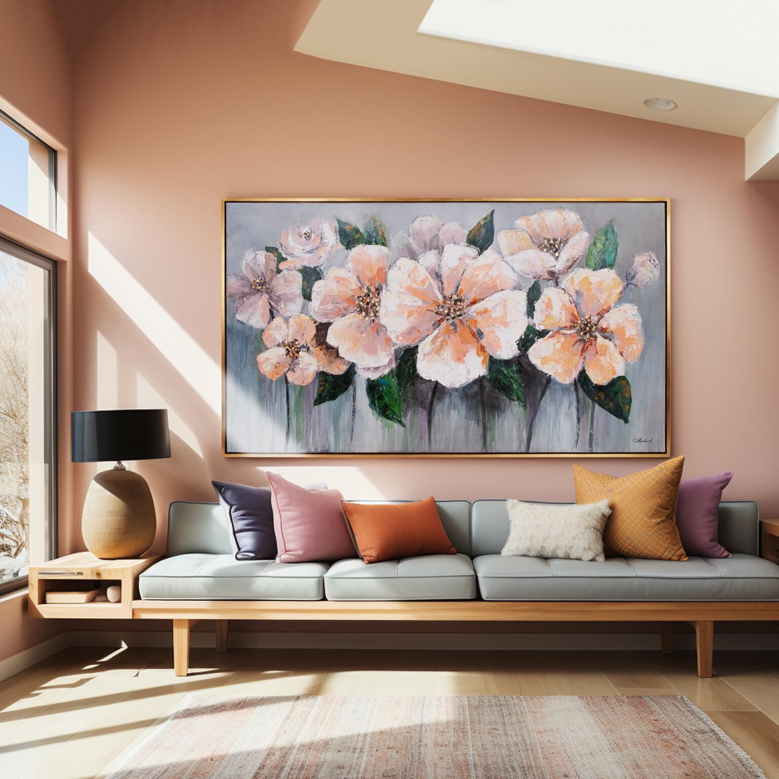 French Blush Anemone Bouquet Painting by Howard Elliott Collection