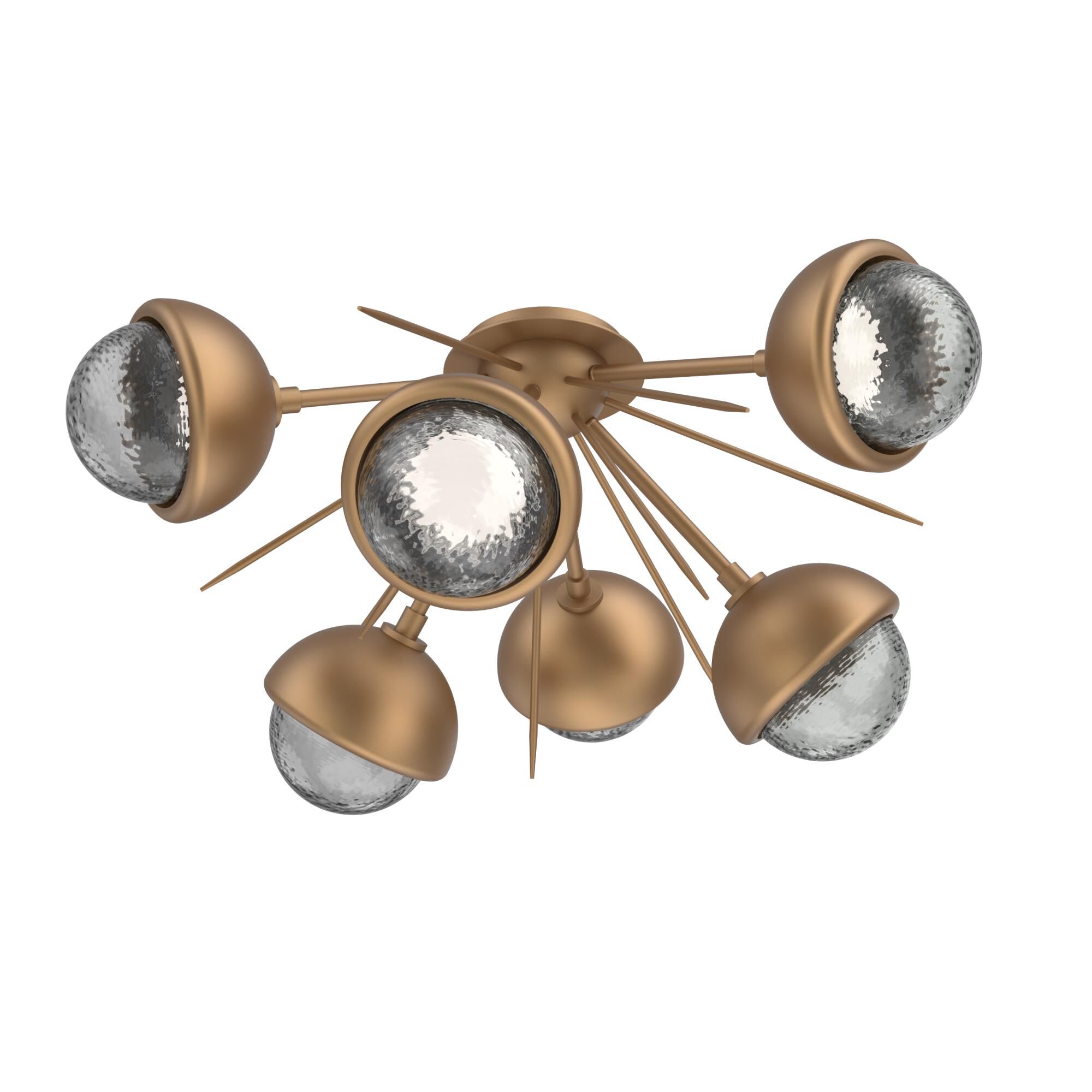 Levi Wilson Cabochon 28 Inch Semi Flush Mount by Hammerton Studio