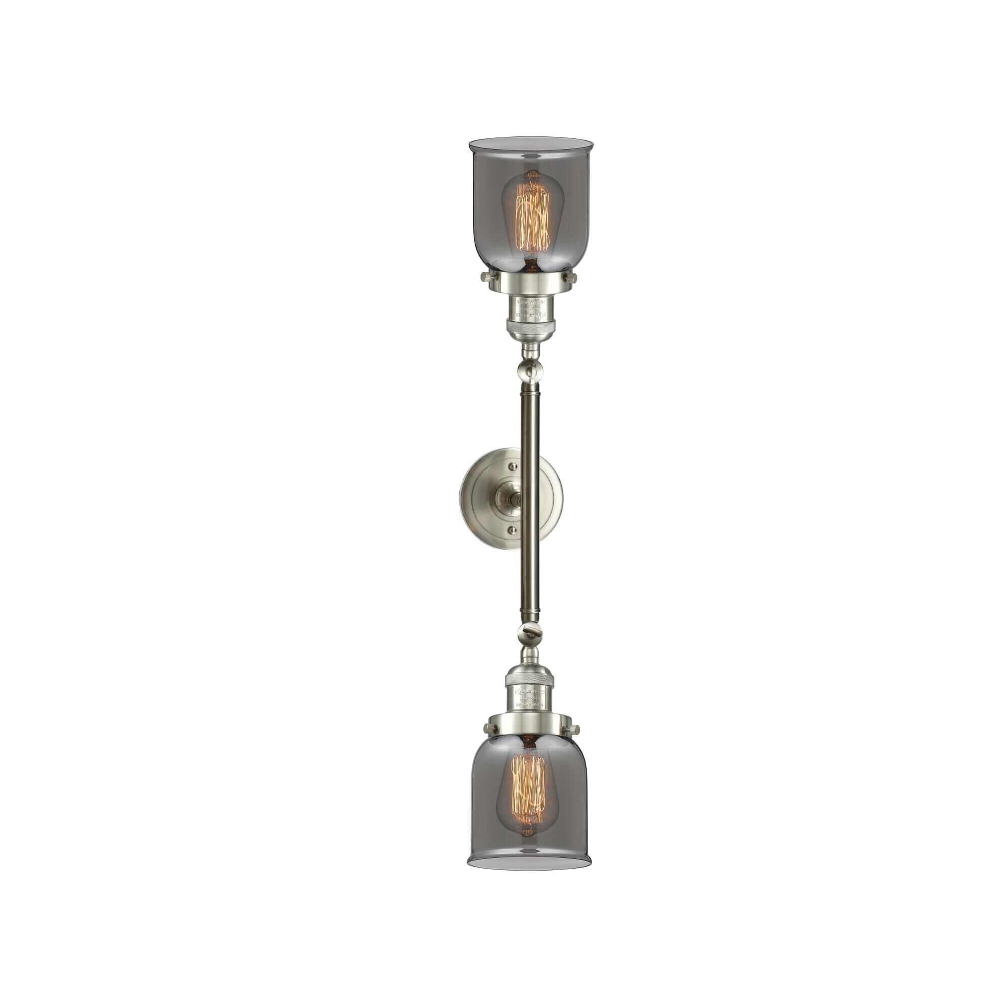 Bruno Marashlian Small Bell 16 Inch 2 Light Bath Vanity Light by Innovations Lighting