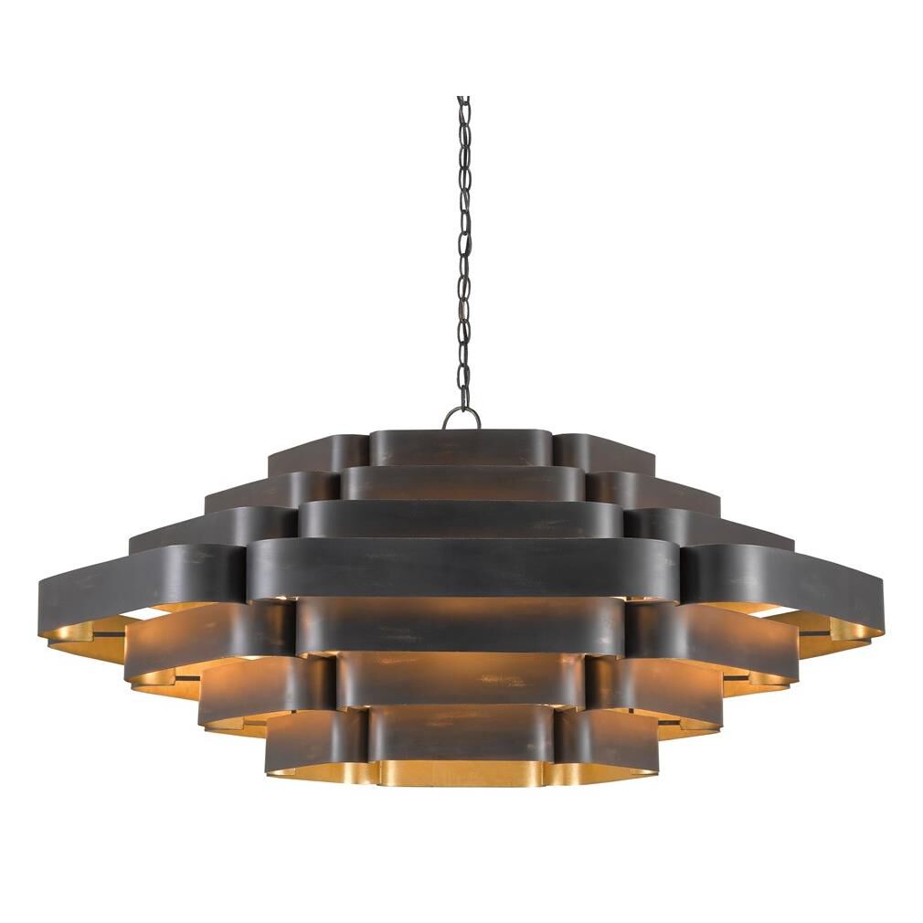 Shown in French Black-Contemporary Gold Leaf finish