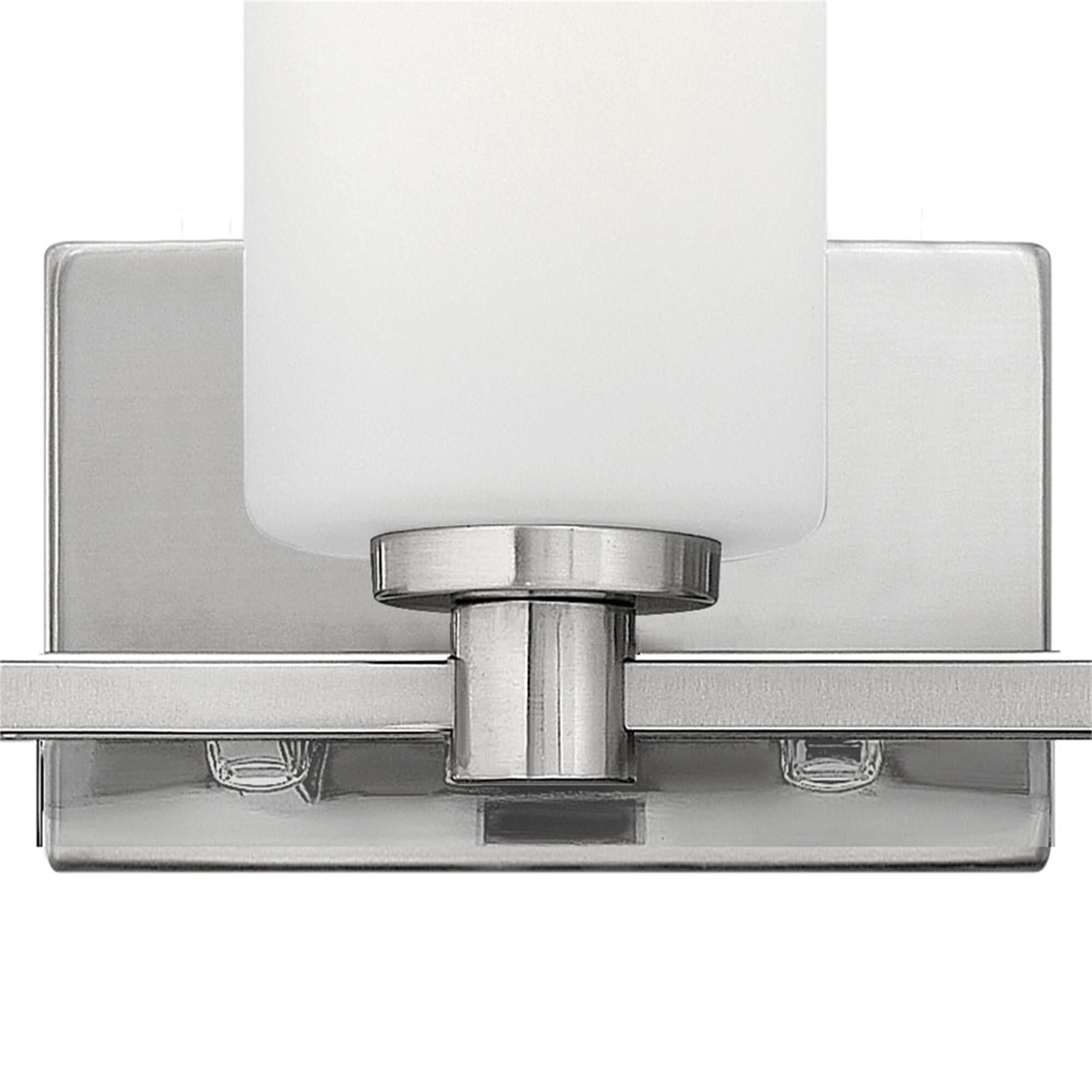 Shown in Brushed Nickel finish and Etched Opal glass