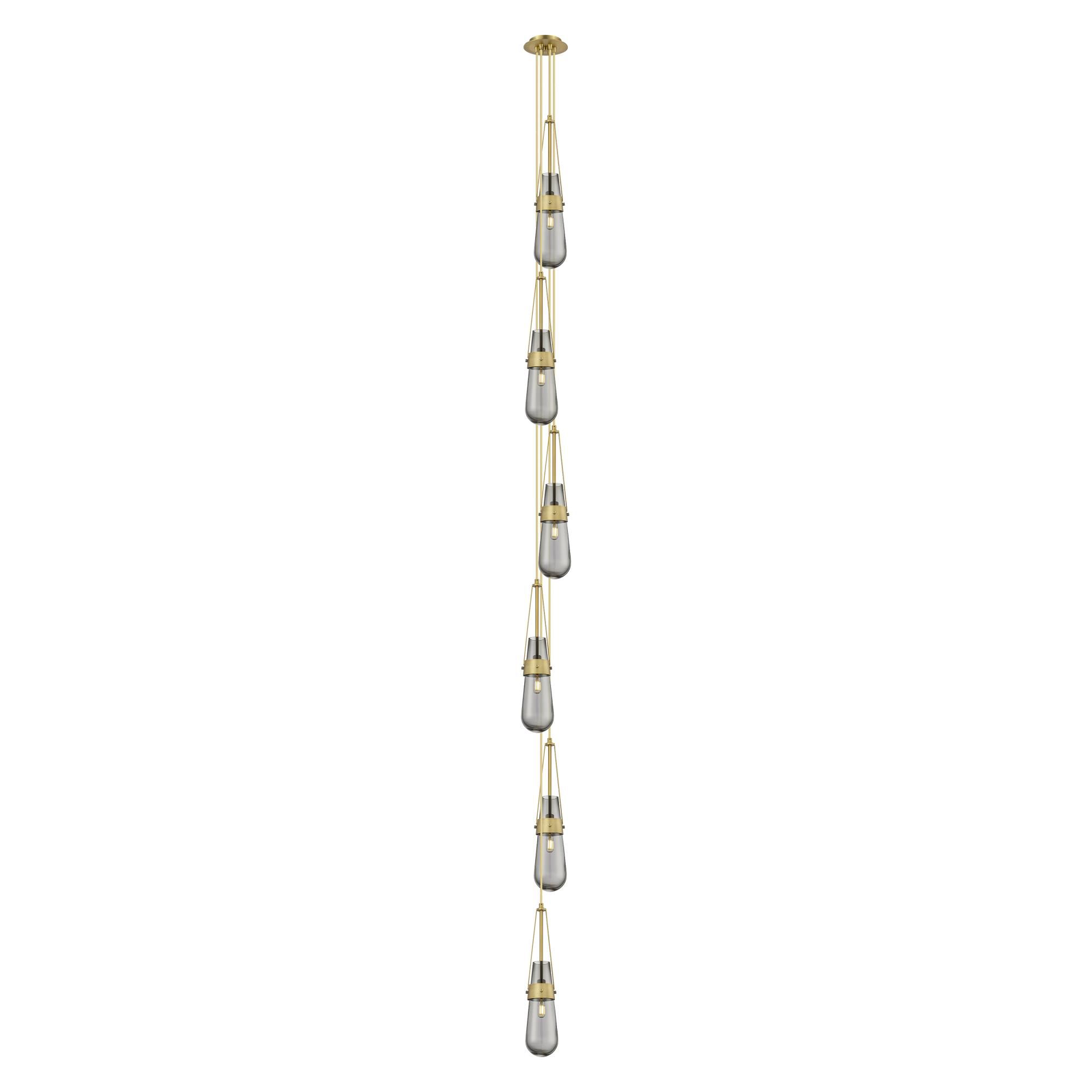 Bruno Marashlian Milan 6 Inch 6 Light Multi Light Pendant by Innovations Lighting