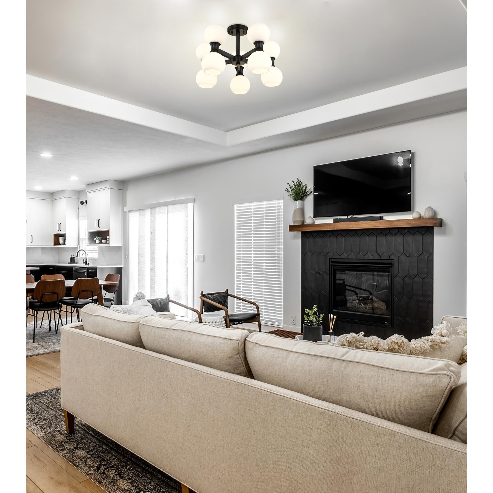 Artemis 21 Inch 10 Light Semi Flush Mount by Z-Lite