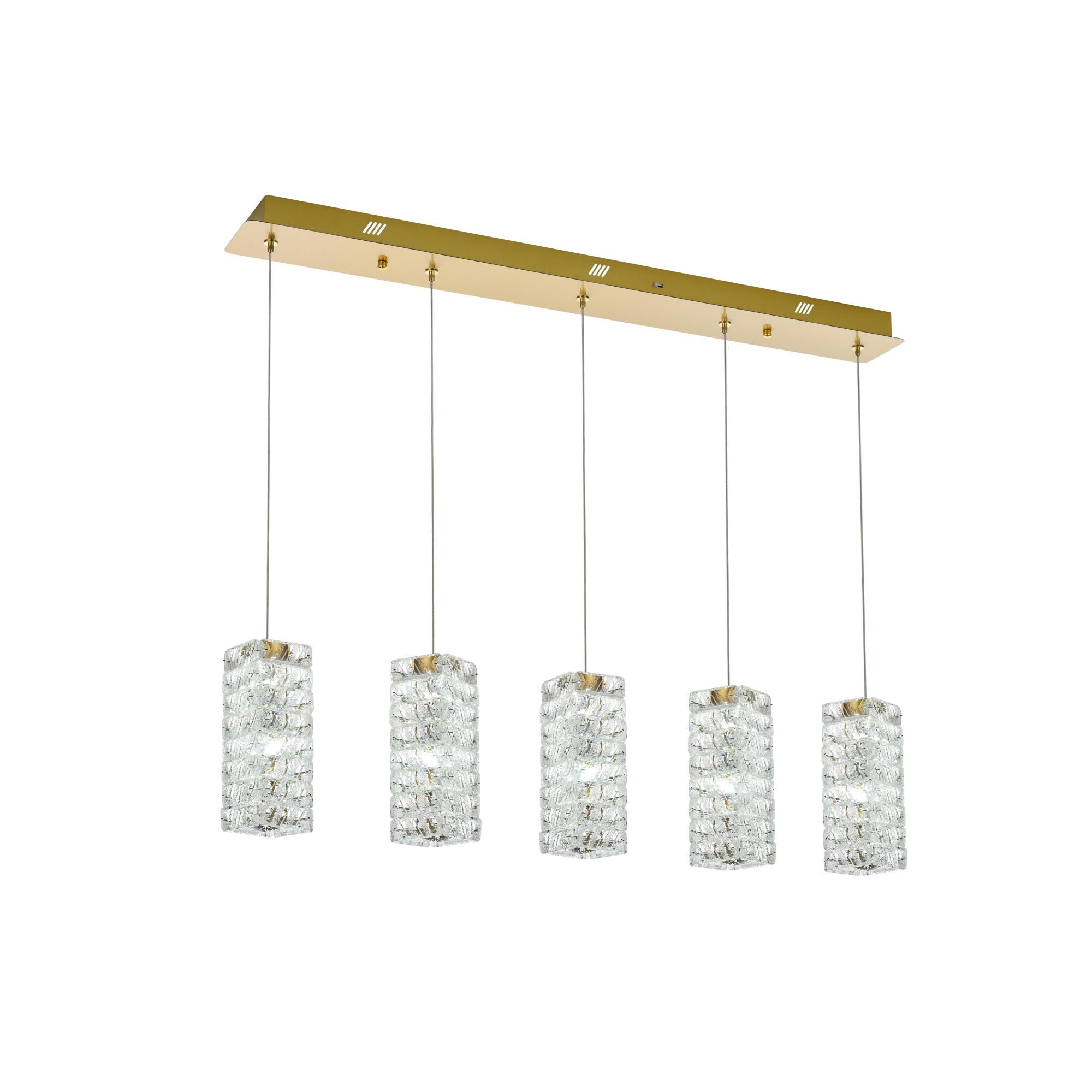 Aston 40 Inch Linear Suspension Light by Elegant Lighting
