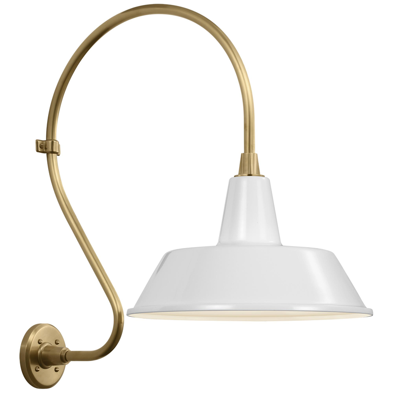 Thomas O'Brien Academy Barn Light 27 Inch Outdoor Wall Light by Visual Comfort Signature Collection