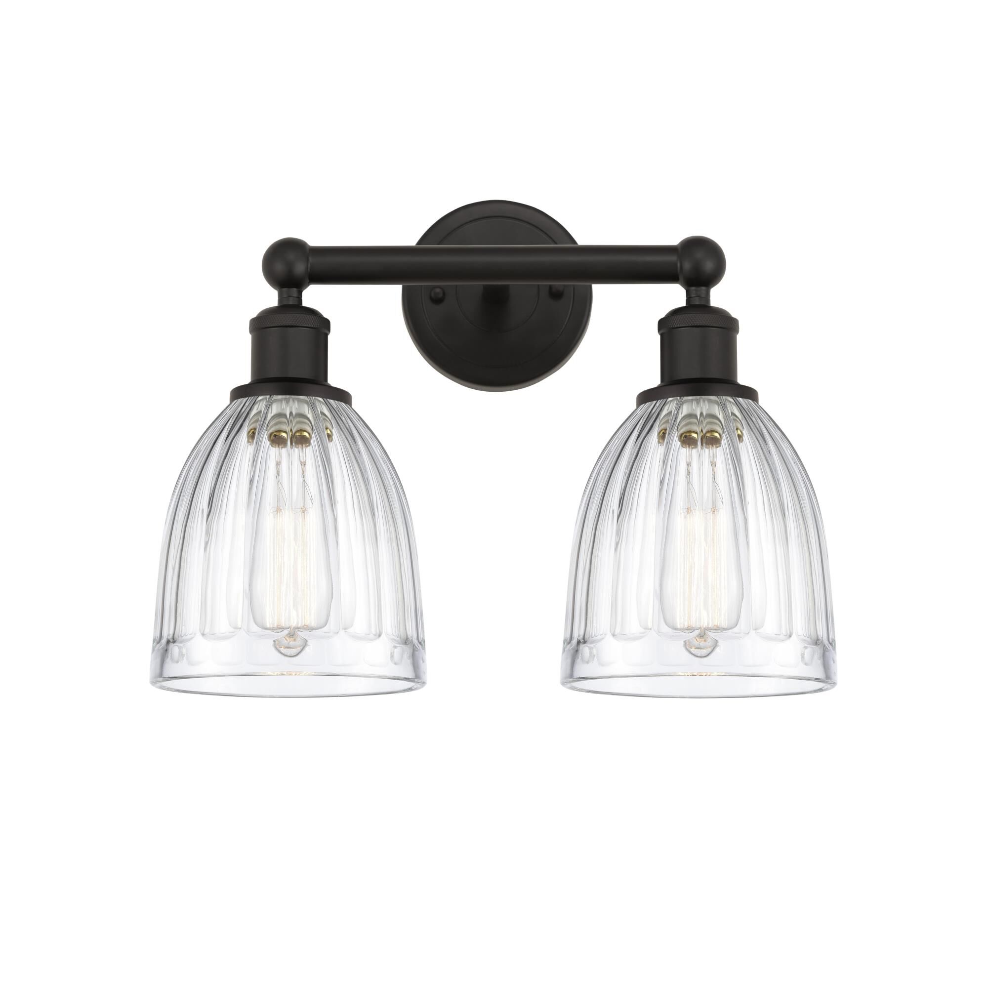 Shown in Oil Rubbed Bronze, Clear finish and Clear glass and Clear Glass shade