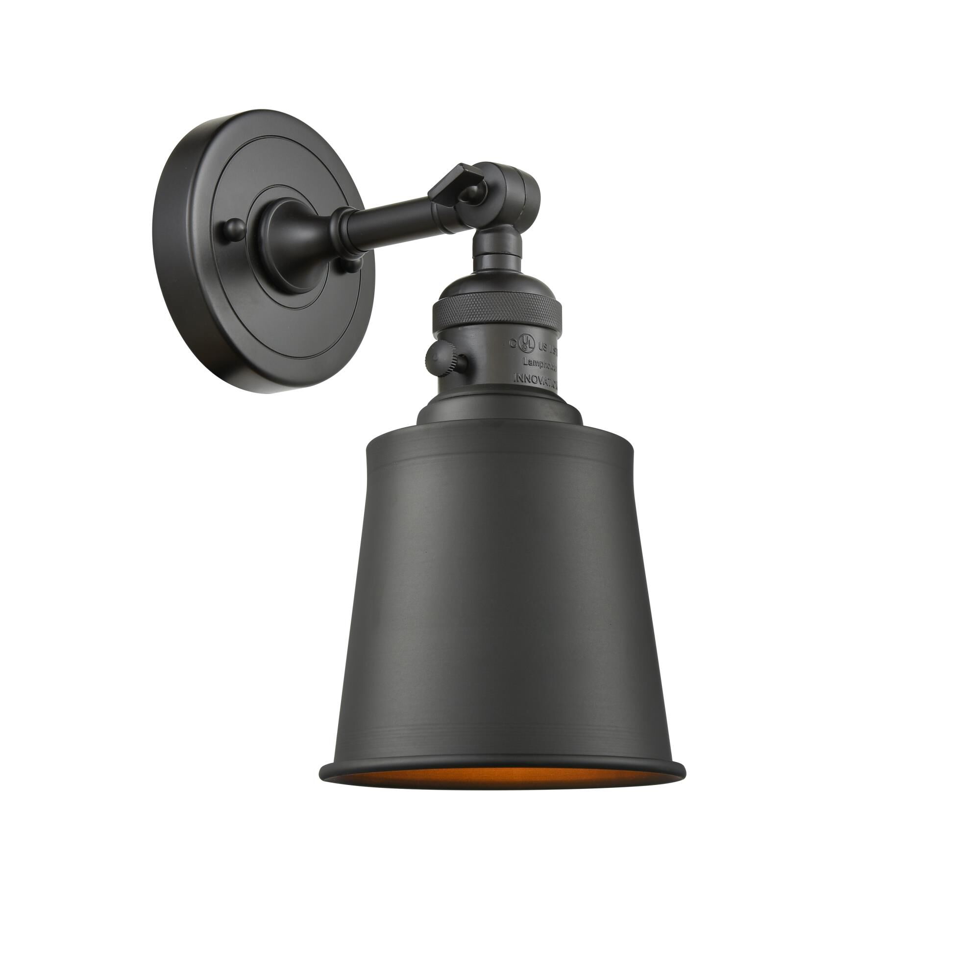 Shown in Oil Rubbed Bronze finish and Oil Rubbed Bronze shade