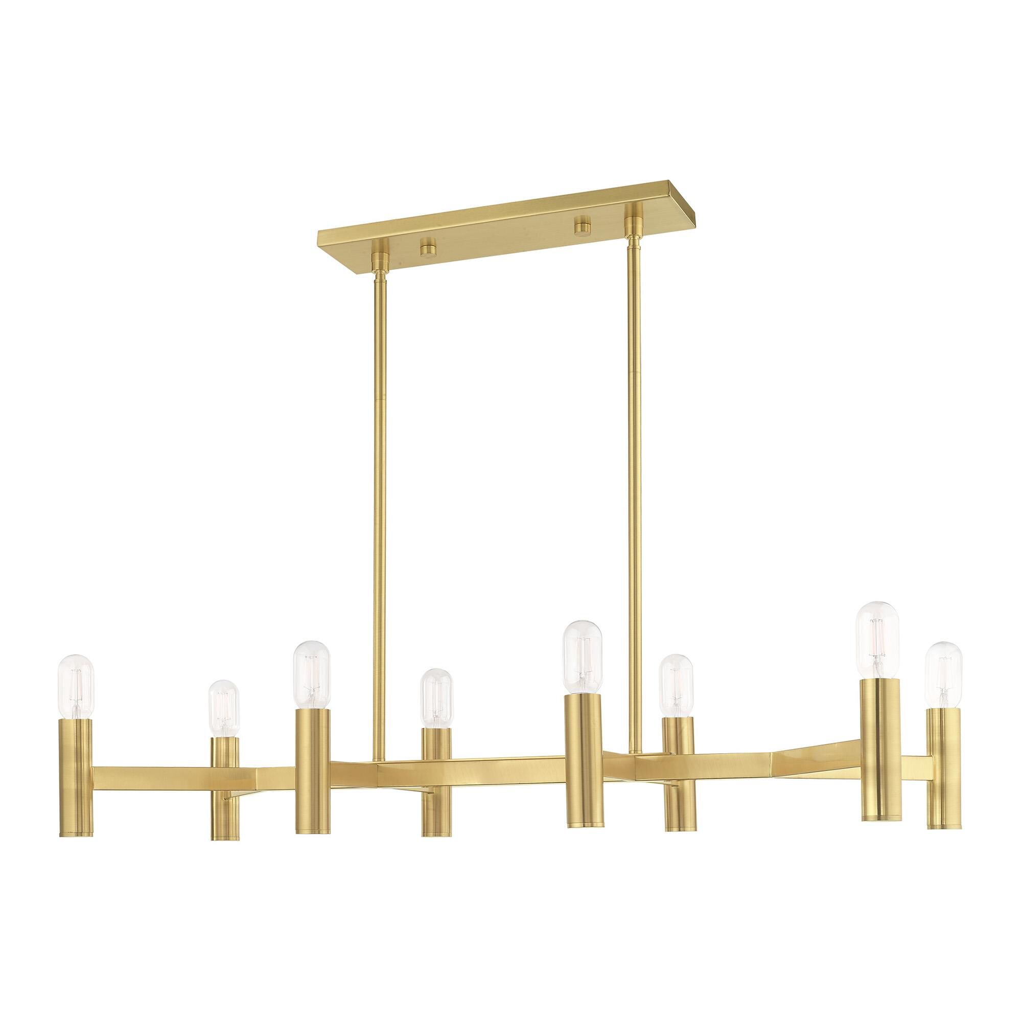 Copenhagen 40 Inch 8 Light Linear Suspension Light by Livex Lighting