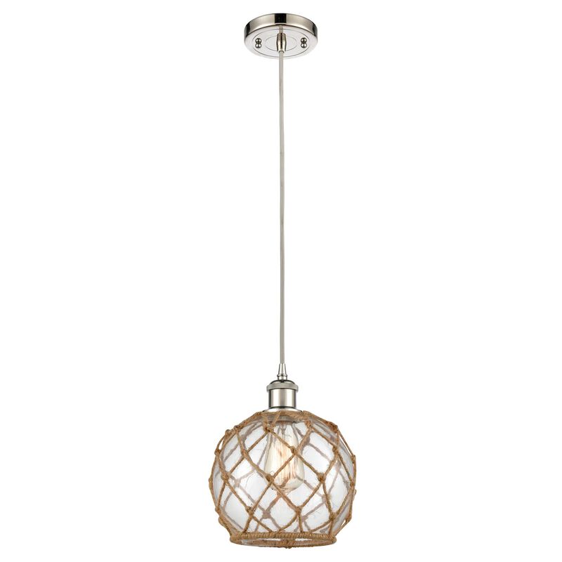 Innovations Lighting Bruno Marashlian Farmhouse Rope 8 Inch Mini Pendant
