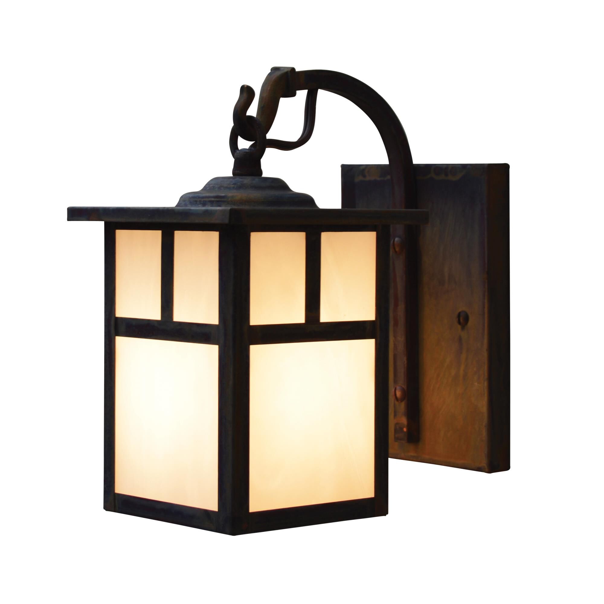Mission 9 Inch Tall 1 Light Outdoor Wall Light by Arroyo Craftsman