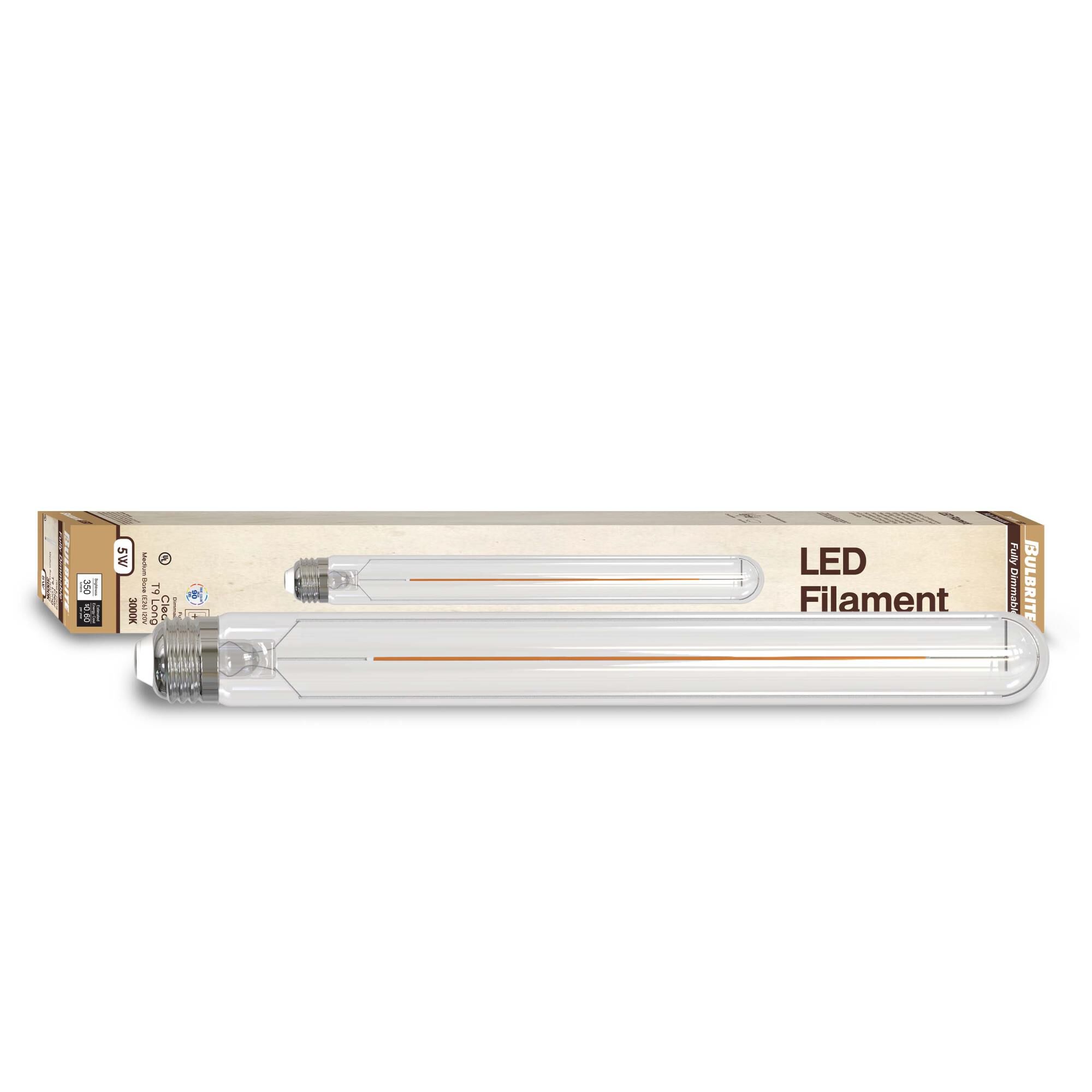 Dimmable 5 Watt 3000K T9 LED Light Bulb,