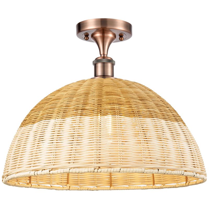 Bruno Marashlian Bristol Natural II Semi Flush Mount by Innovations Lighting