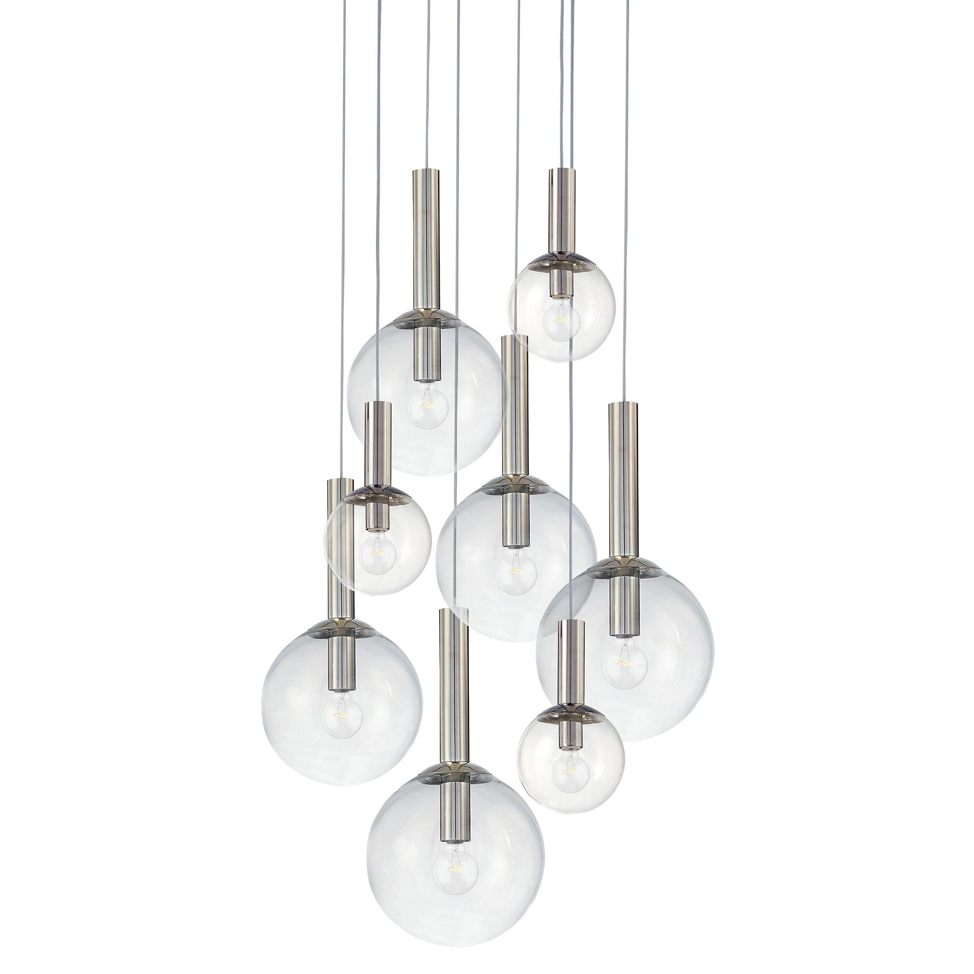 Bubbles 23 Inch 8 Light Multi Light Pendant,