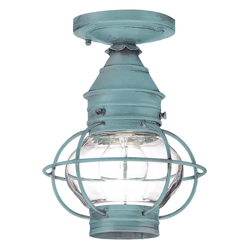 Onion 8 Inch Outdoor Flush Mount by Northeast Lantern