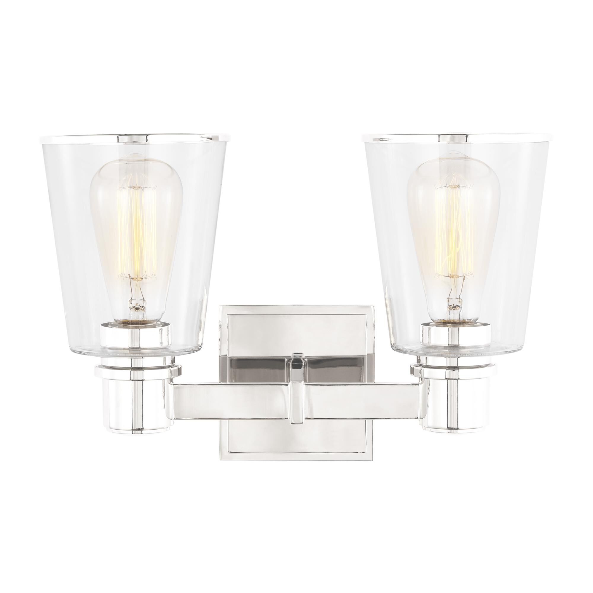 Chapman & Myers Alessa 14 Inch 2 Light Bath Vanity Light,