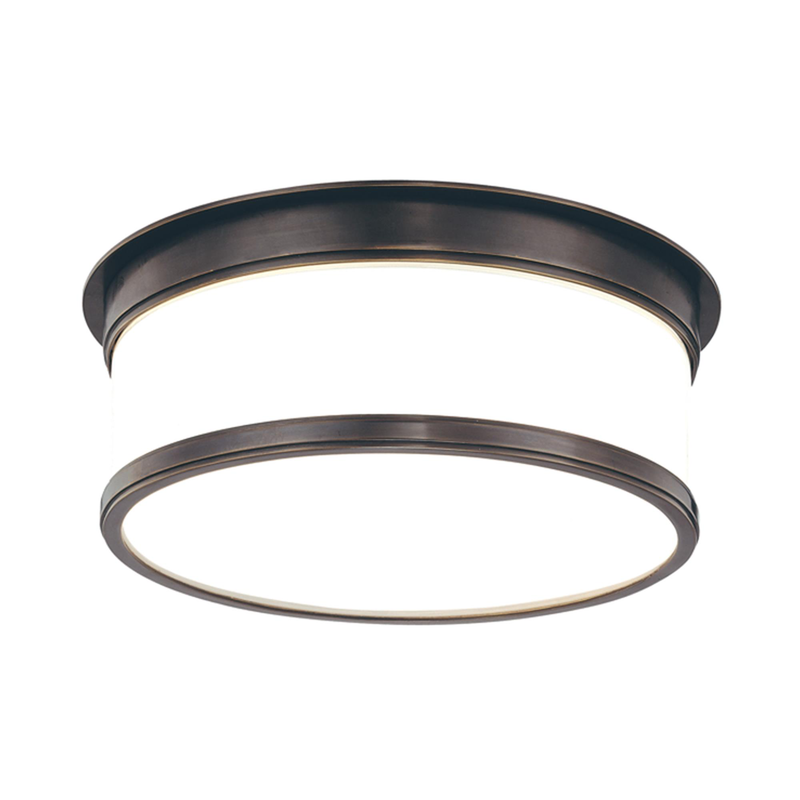 Geneva 12 Inch 2 Light Flush Mount by Hudson Valley Lighting