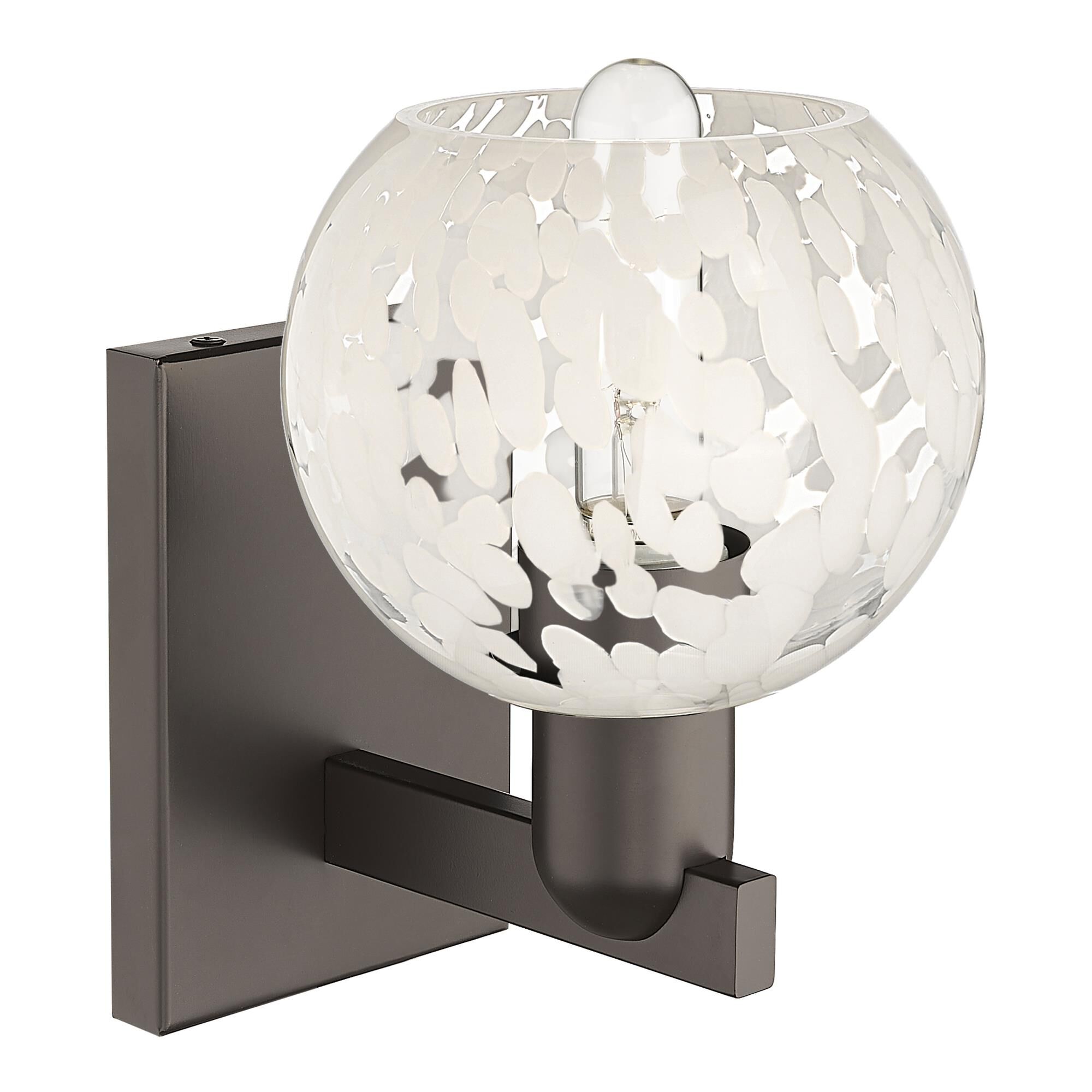 Bruno Marashlian White Mouchette 10 Inch Wall Sconce by Innovations Lighting