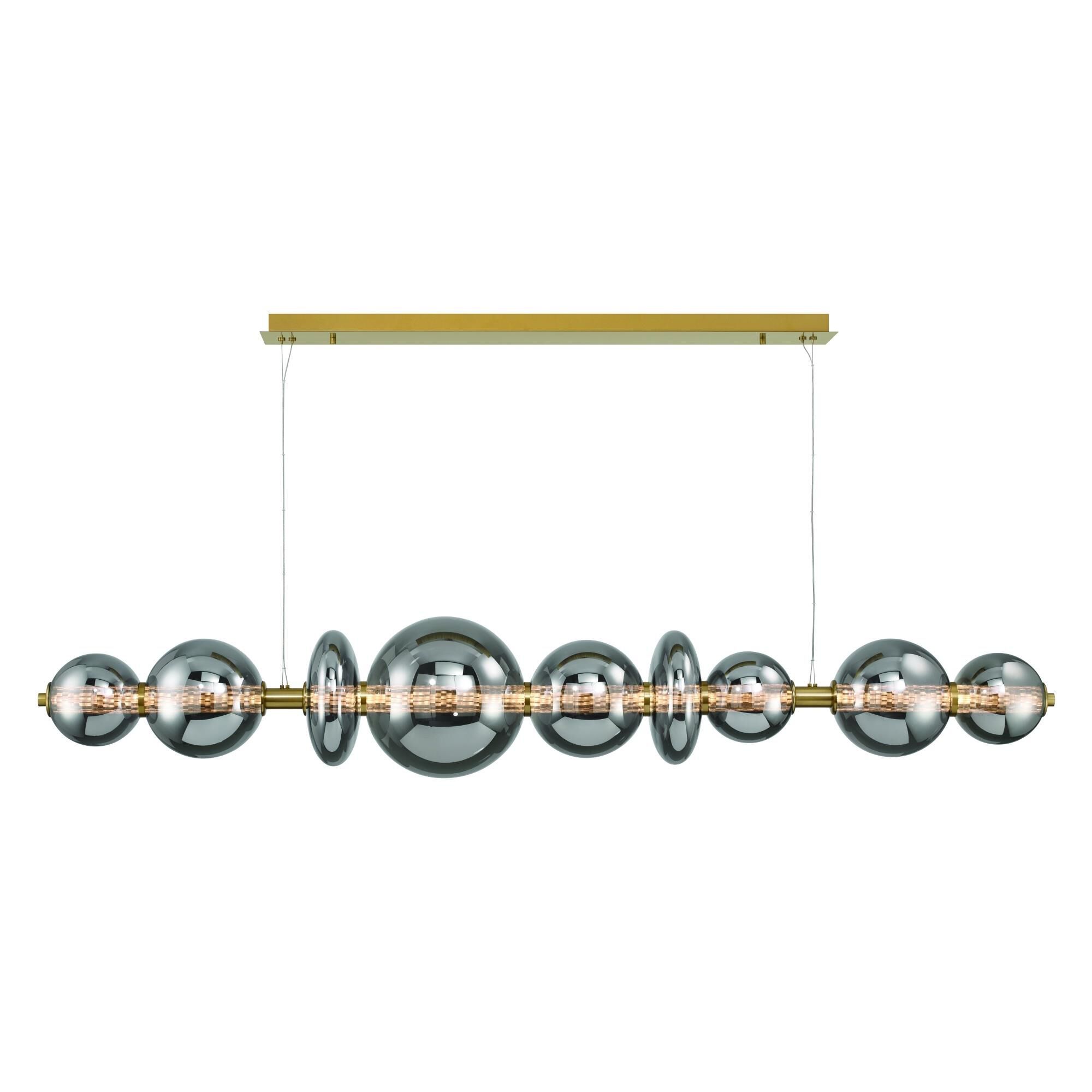 Atomo Large Linear Chandelier,
