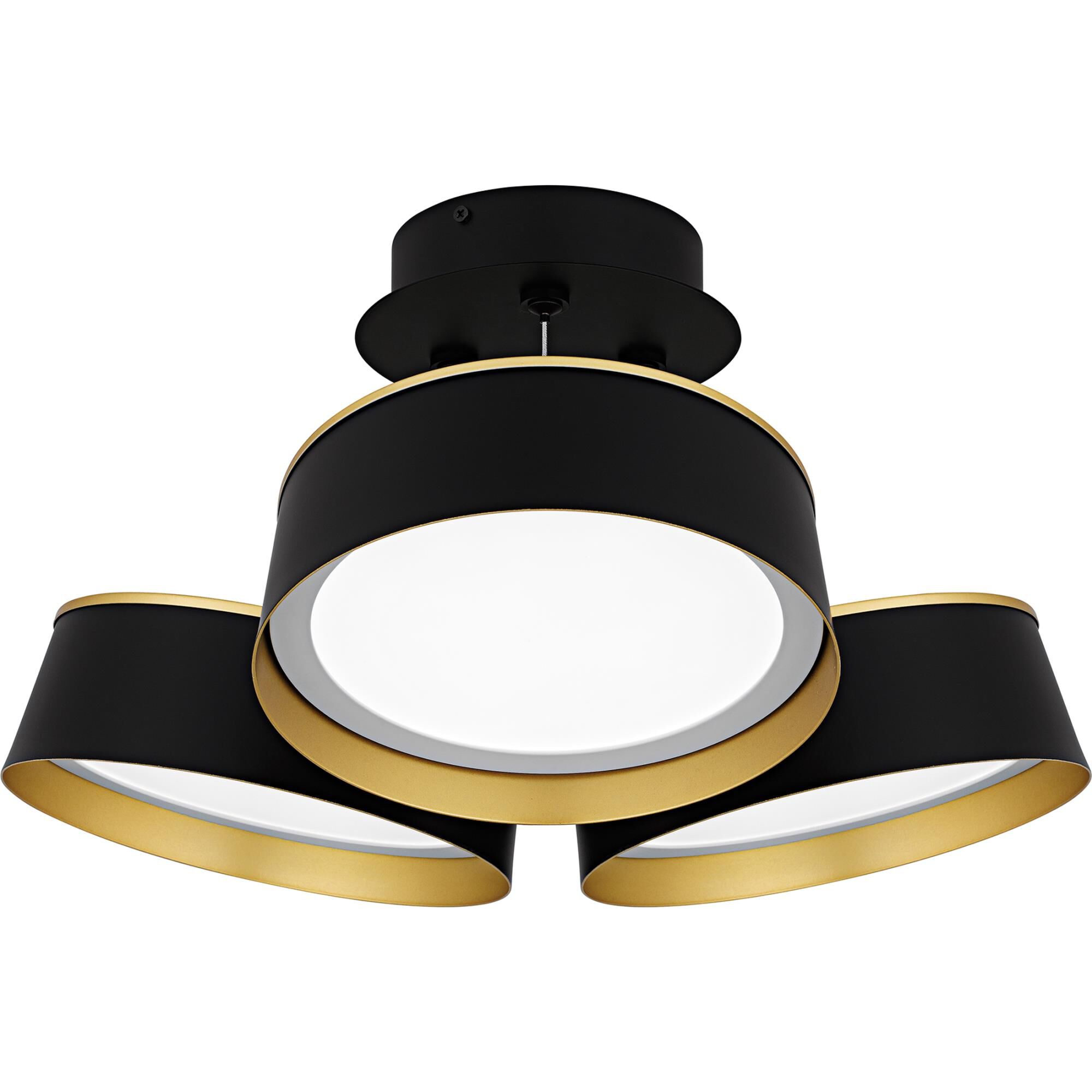 Byrnes 19 Inch Semi Flush Mount by Quoizel