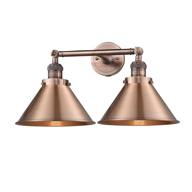 Bruno Marashlian Bare Bulb 11 Inch 2 Light Bath Vanity Light by Innovations Lighting