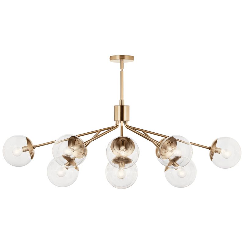 Silvarious Medium Linear Chandelier by Kichler