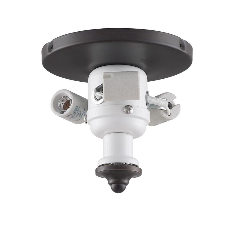 8 Inch Tall 3 Light Fan Light Kit by Fanimation
