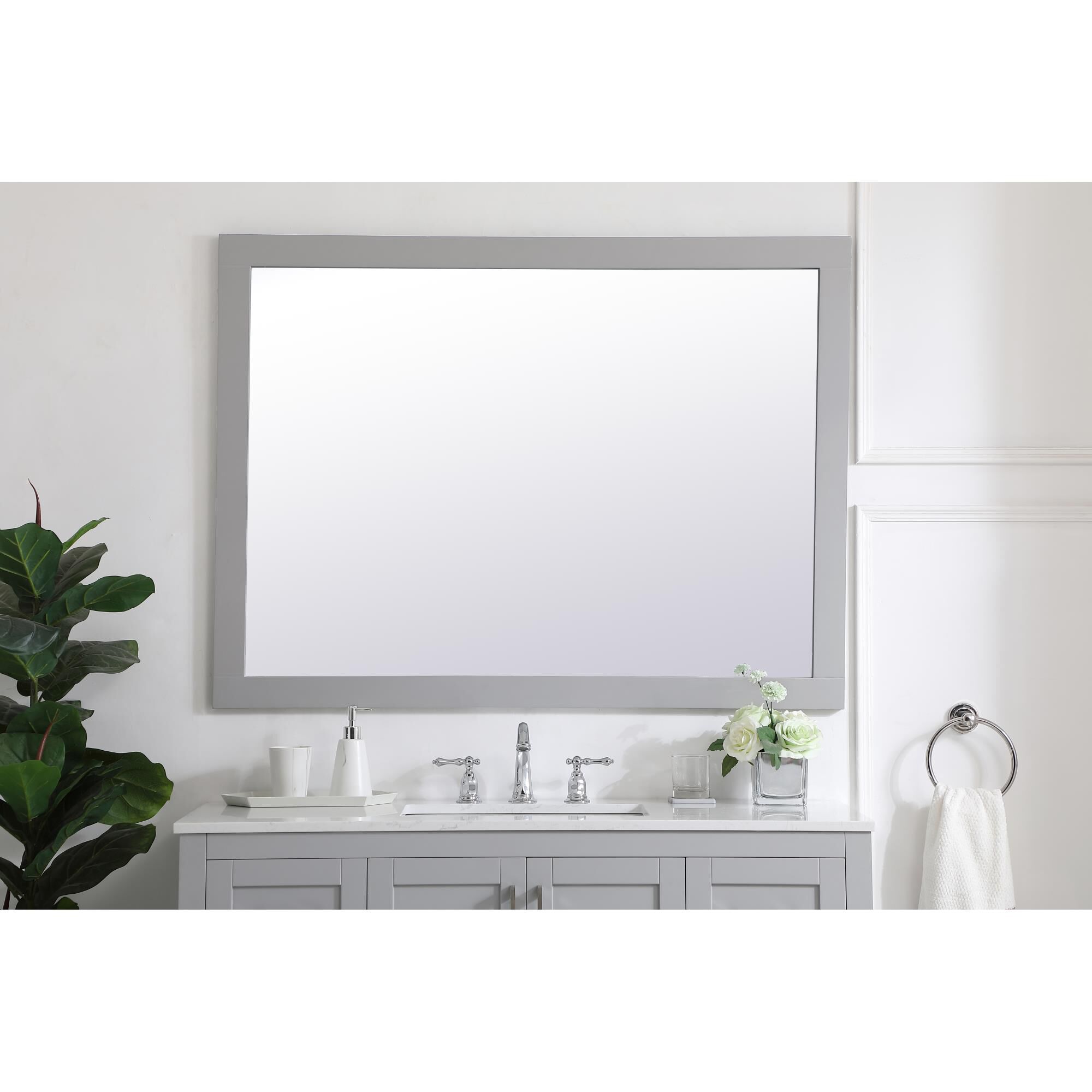 Aqua Decorative Mirrors by Elegant Decor
