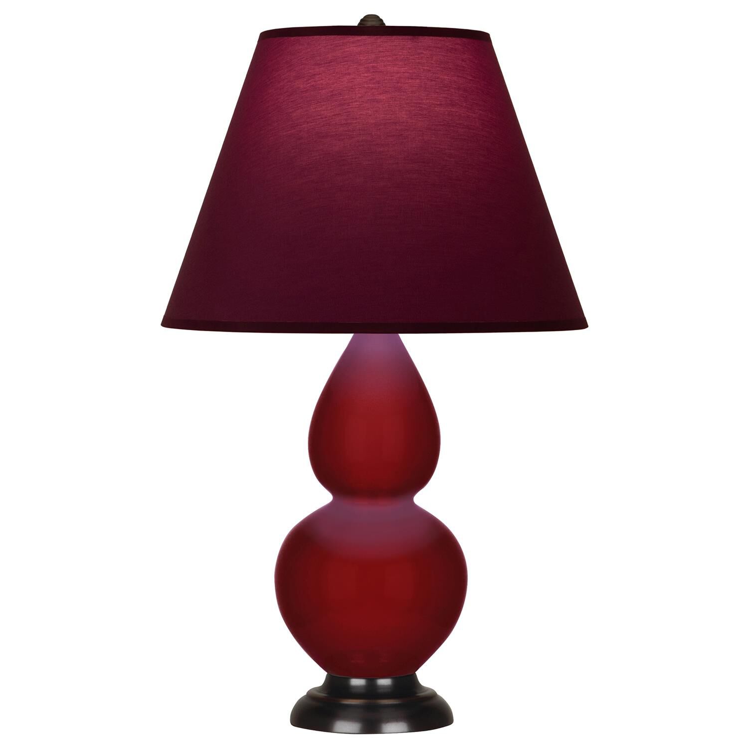 Shown in Sangria finish and Plum and Lavender shade and Deep Patina Bronze accent