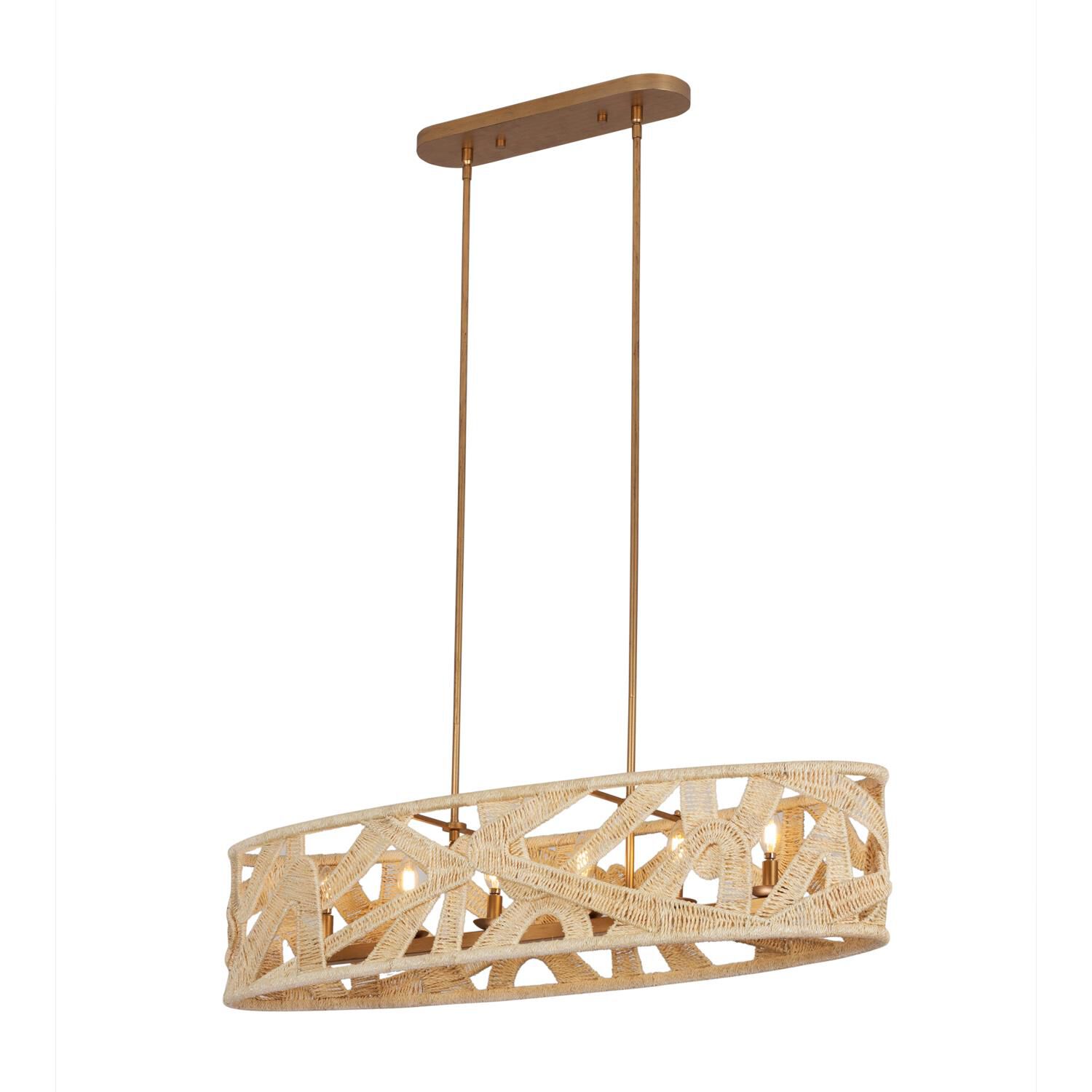 Soga 48 Inch Linear Suspension Light by Kalco Lighting