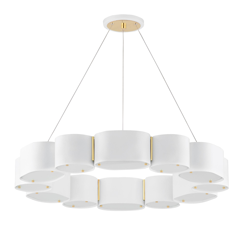 Opal Medium Chandelier by Corbett Lighting