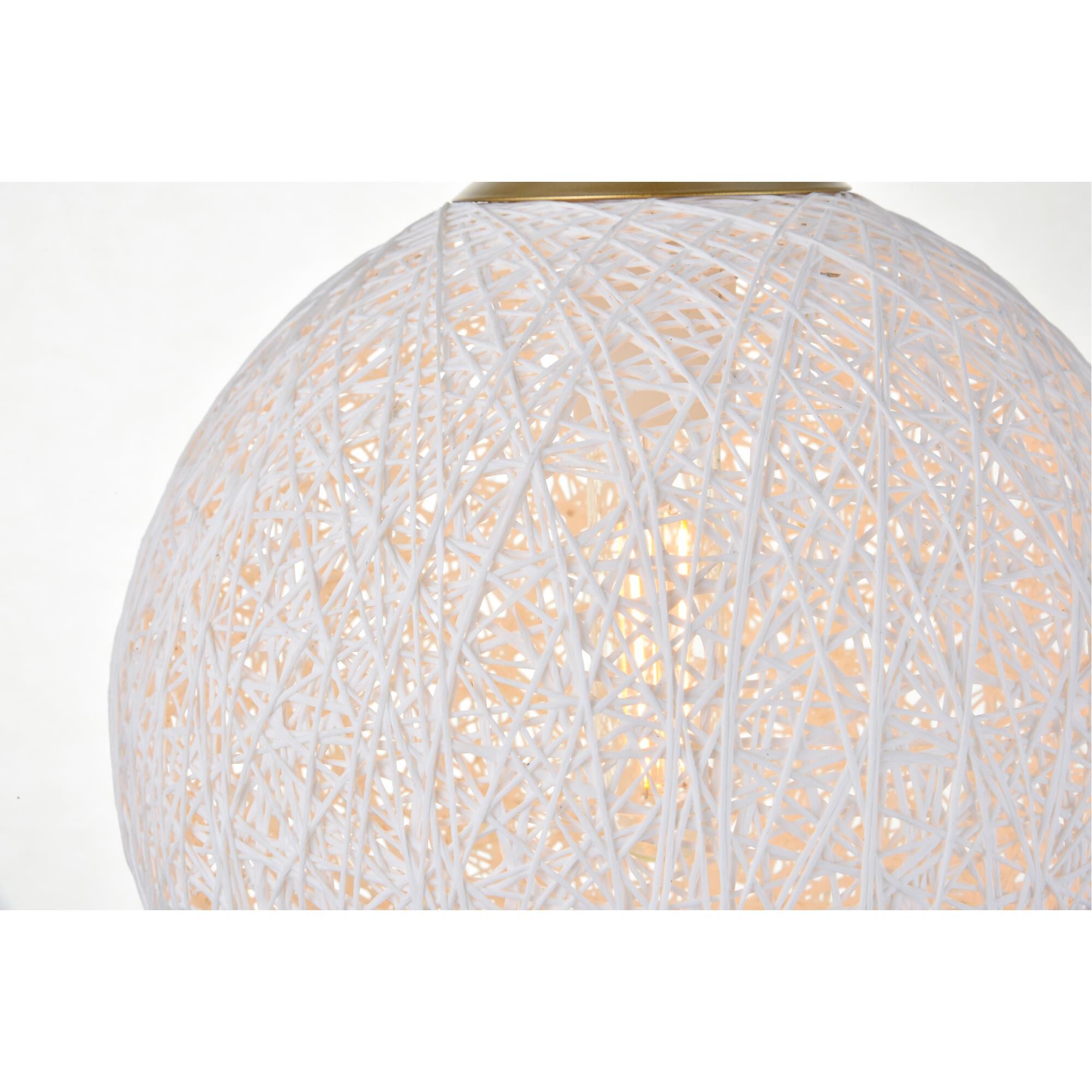 Malibu 9 Inch Mini Pendant by Elegant Lighting