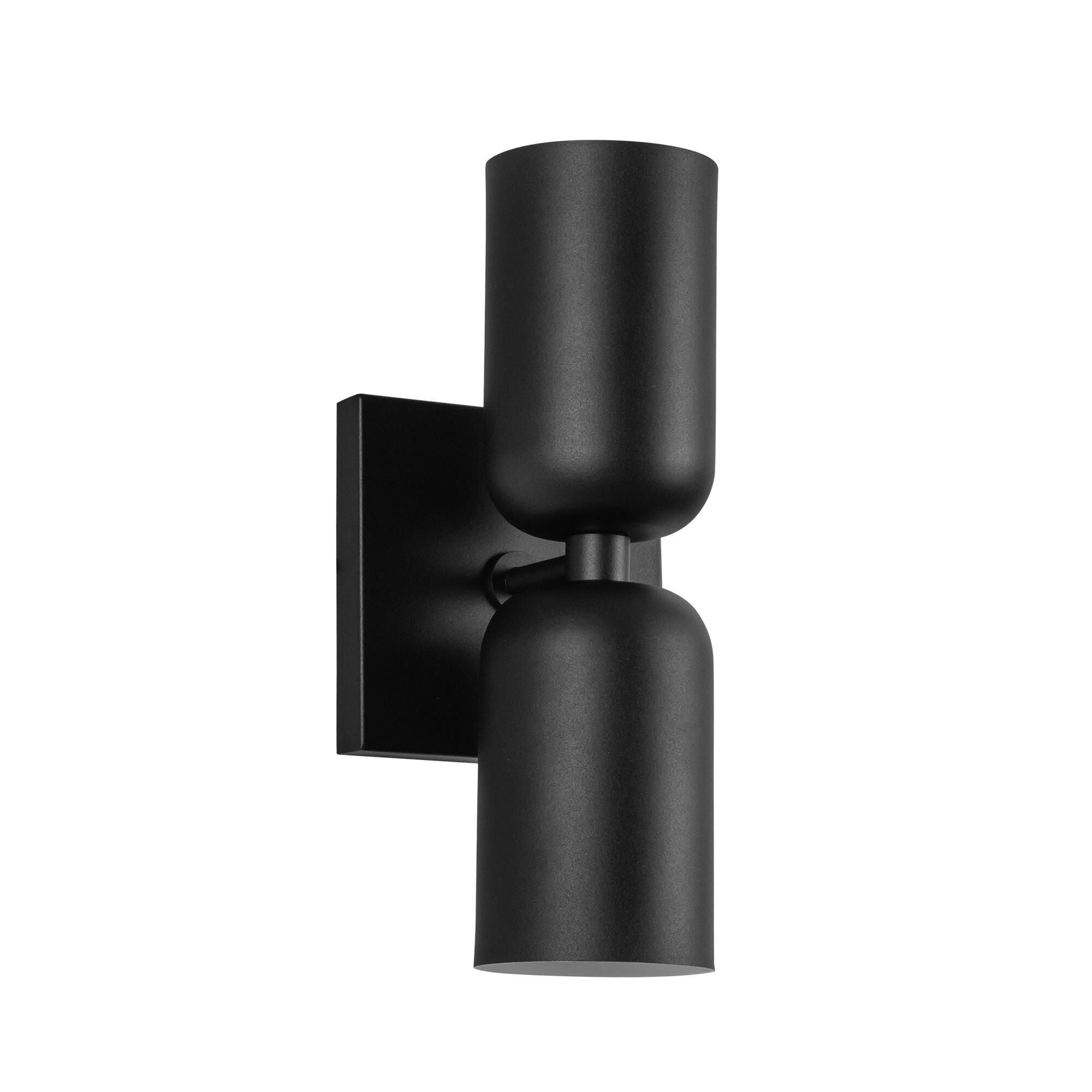 Shown in Black finish and Steel shade