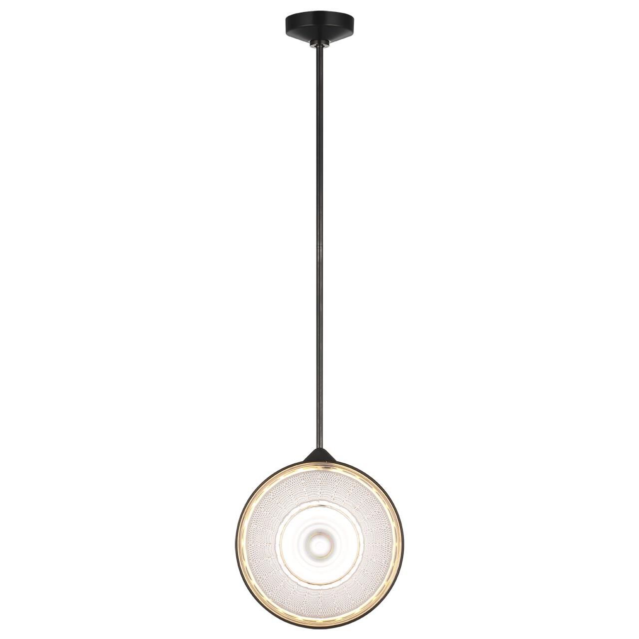 Shown in Bronze finish and Clear crystal