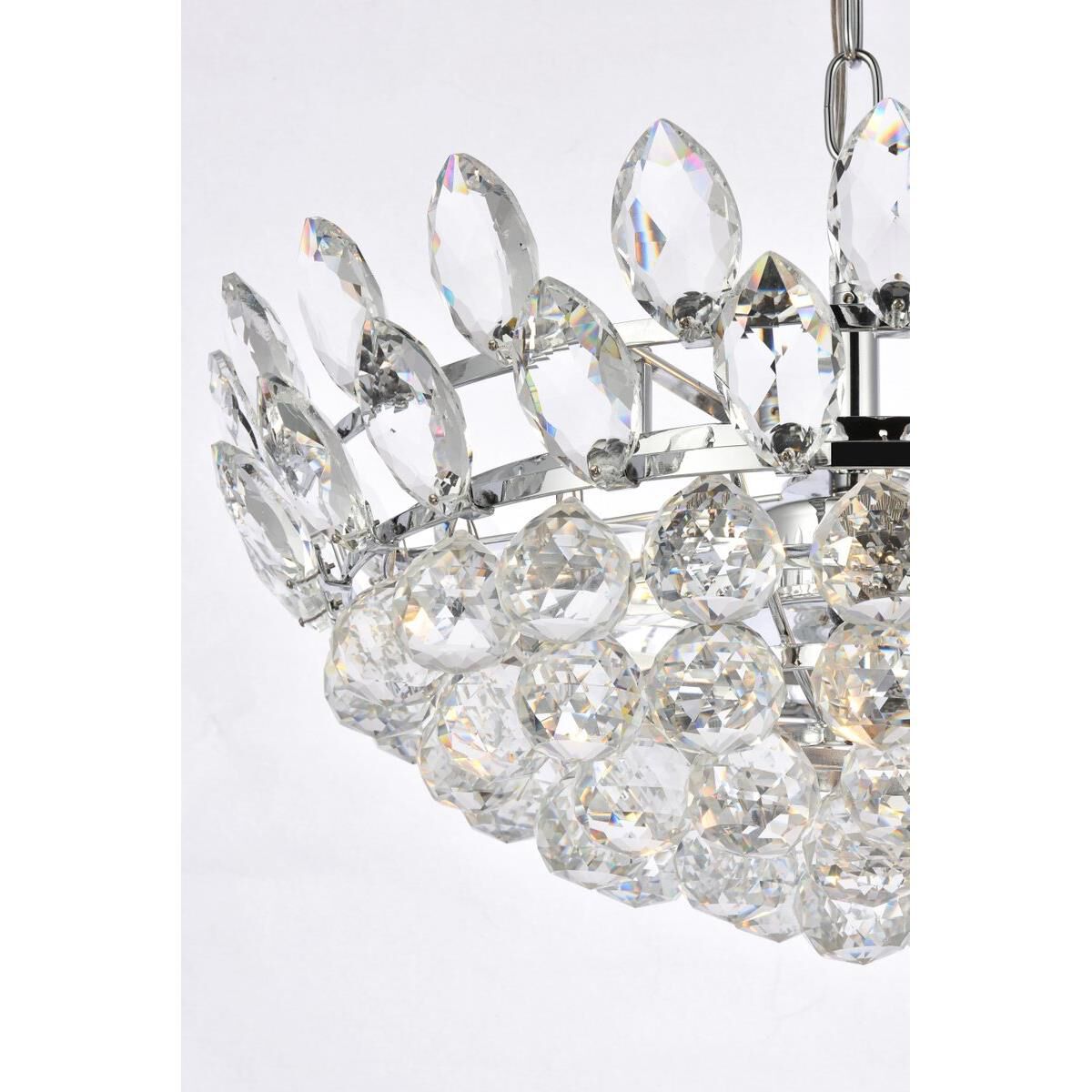 Shown in Chrome finish and Royal Cut Clear crystal