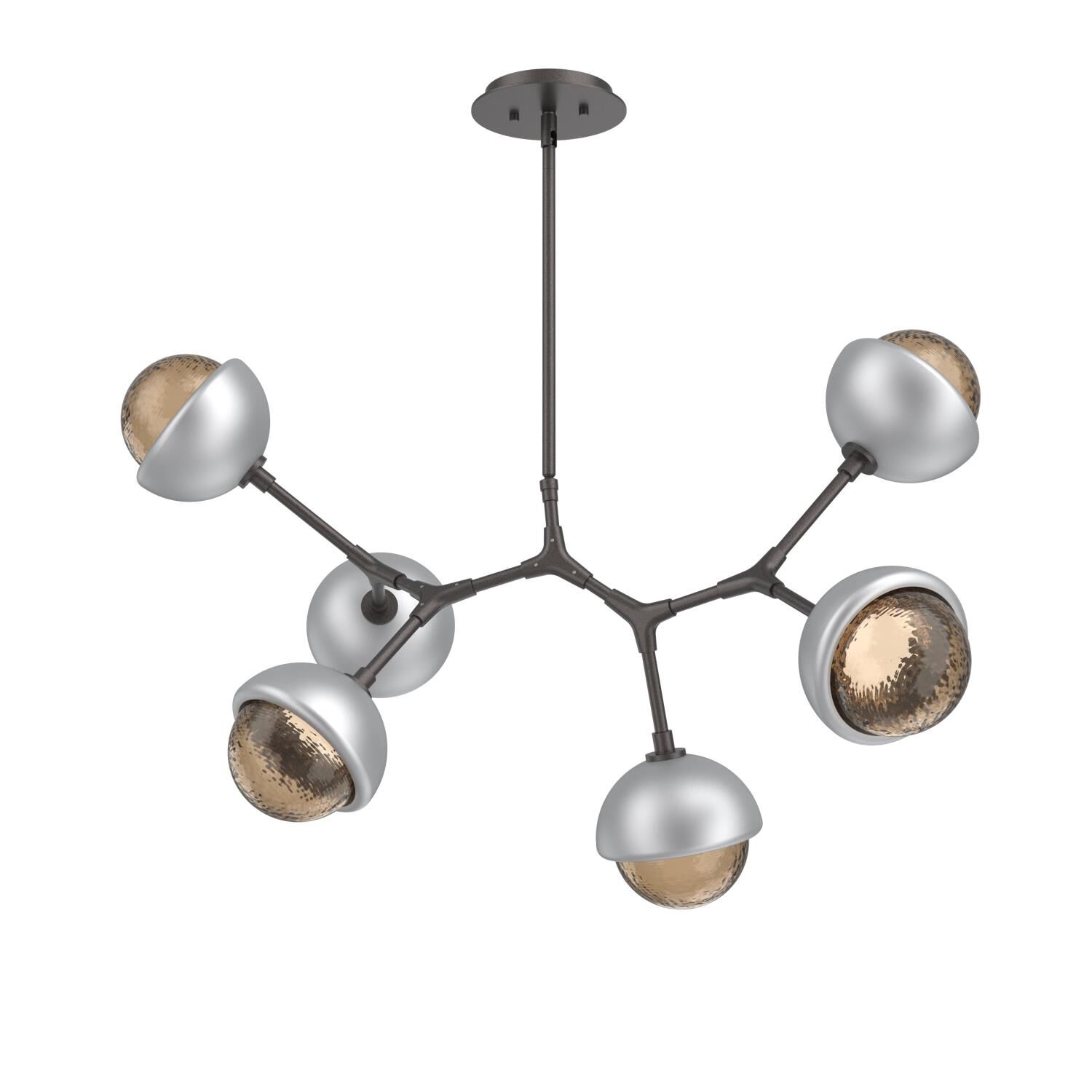 Levi Wilson Cabochon 31 Inch Linear Suspension Light by Hammerton Studio