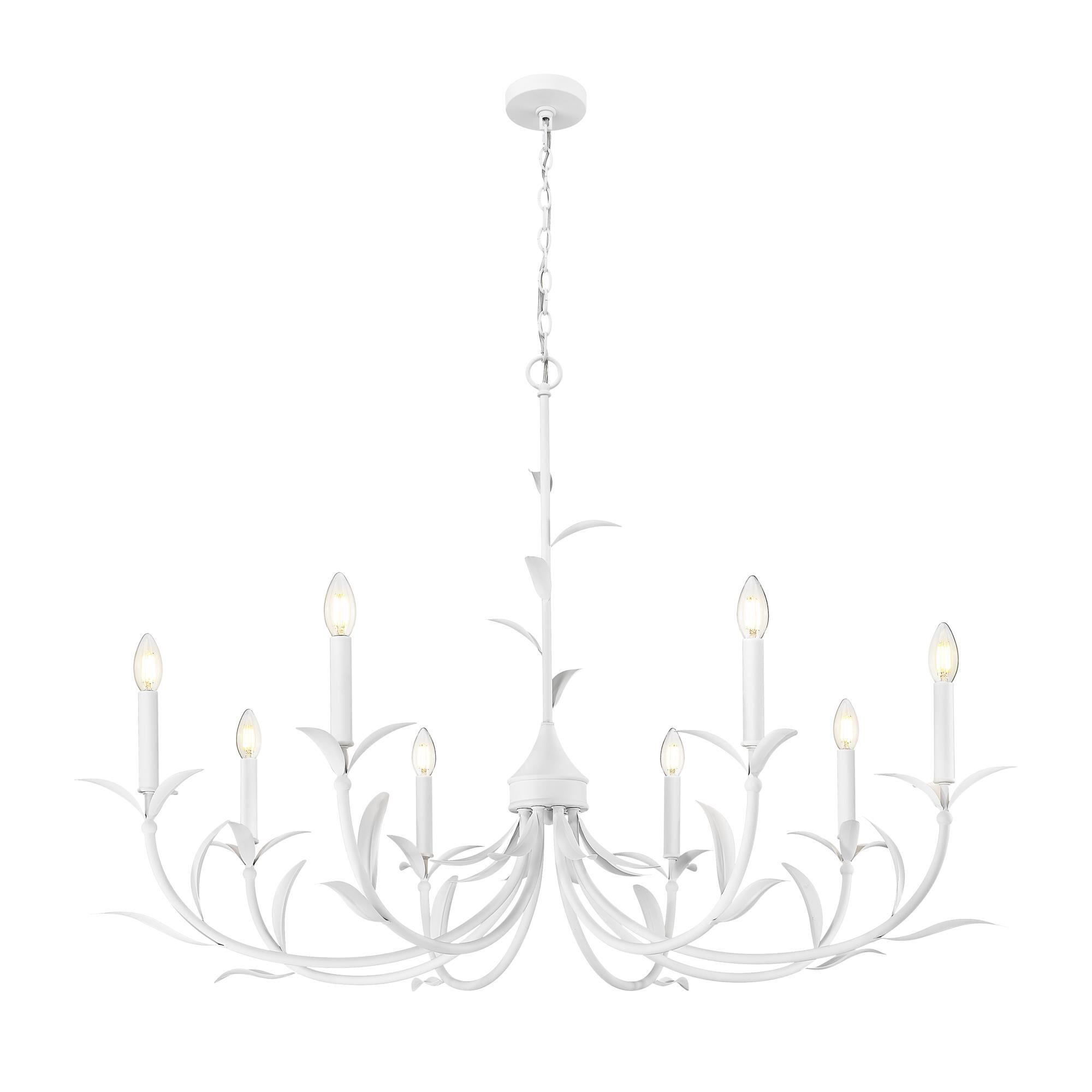 Shown in Textured White finish and White glass