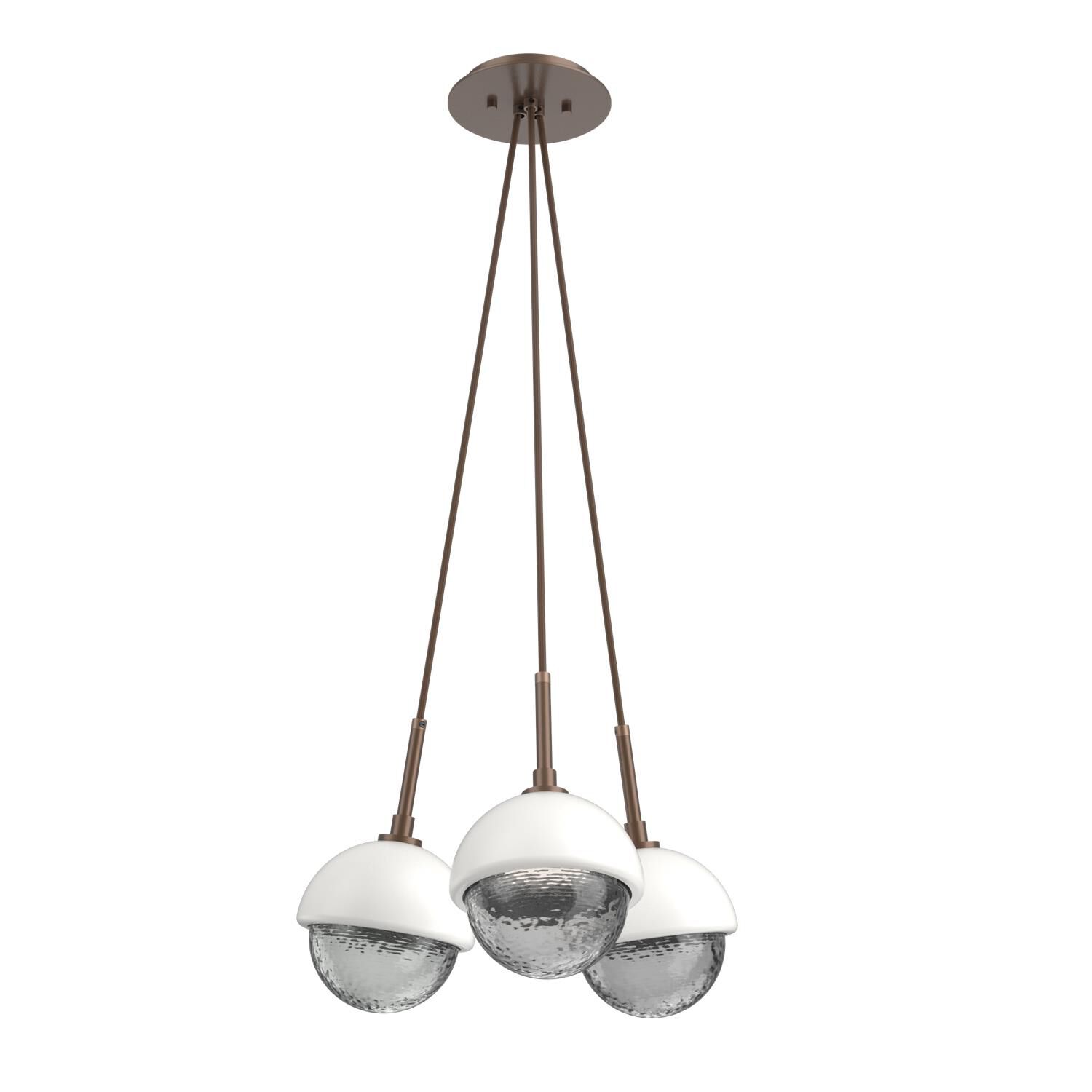 Shown in Burnished Bronze finish and Smoke glass and Salt White accent